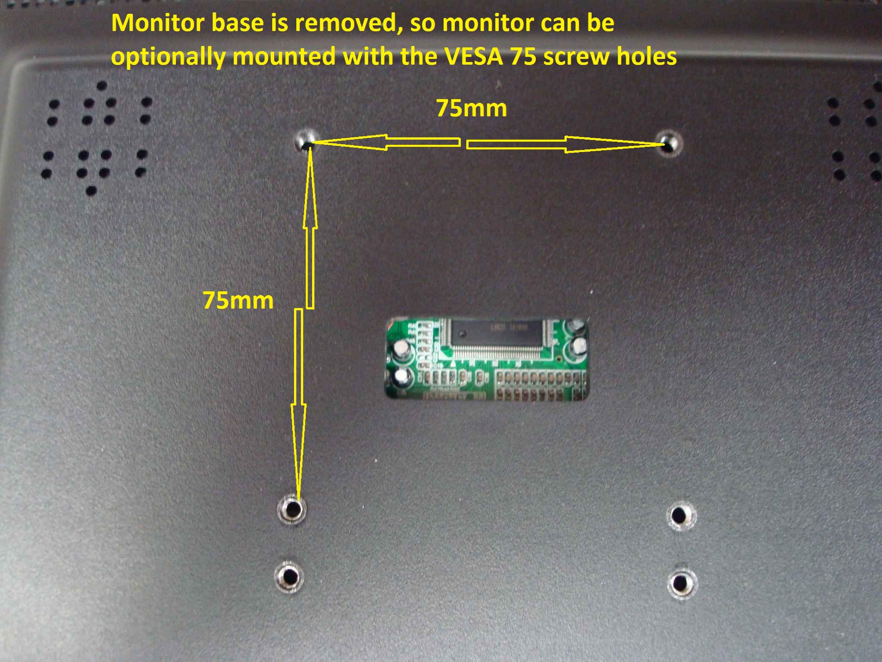 CFI C1212TTLMONO 12.1 INCH TTL INPUT MONITOR MONO MONOCHROME MGA MDA