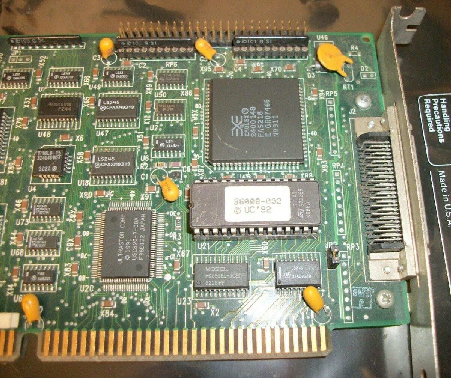 ULTRASTOR U34F VESA LOCAL BUS SCSI CONTROLLER