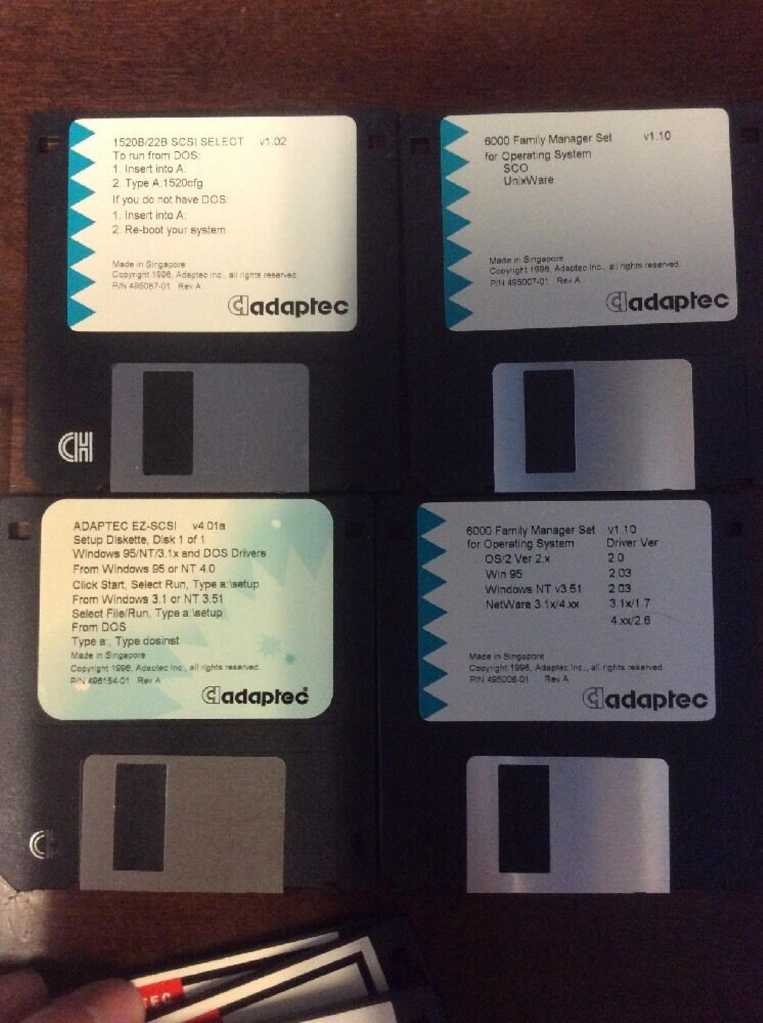 ADAPTEC AHA-1520 16BIT SCSI CONTROLLER BULK PACKAGED