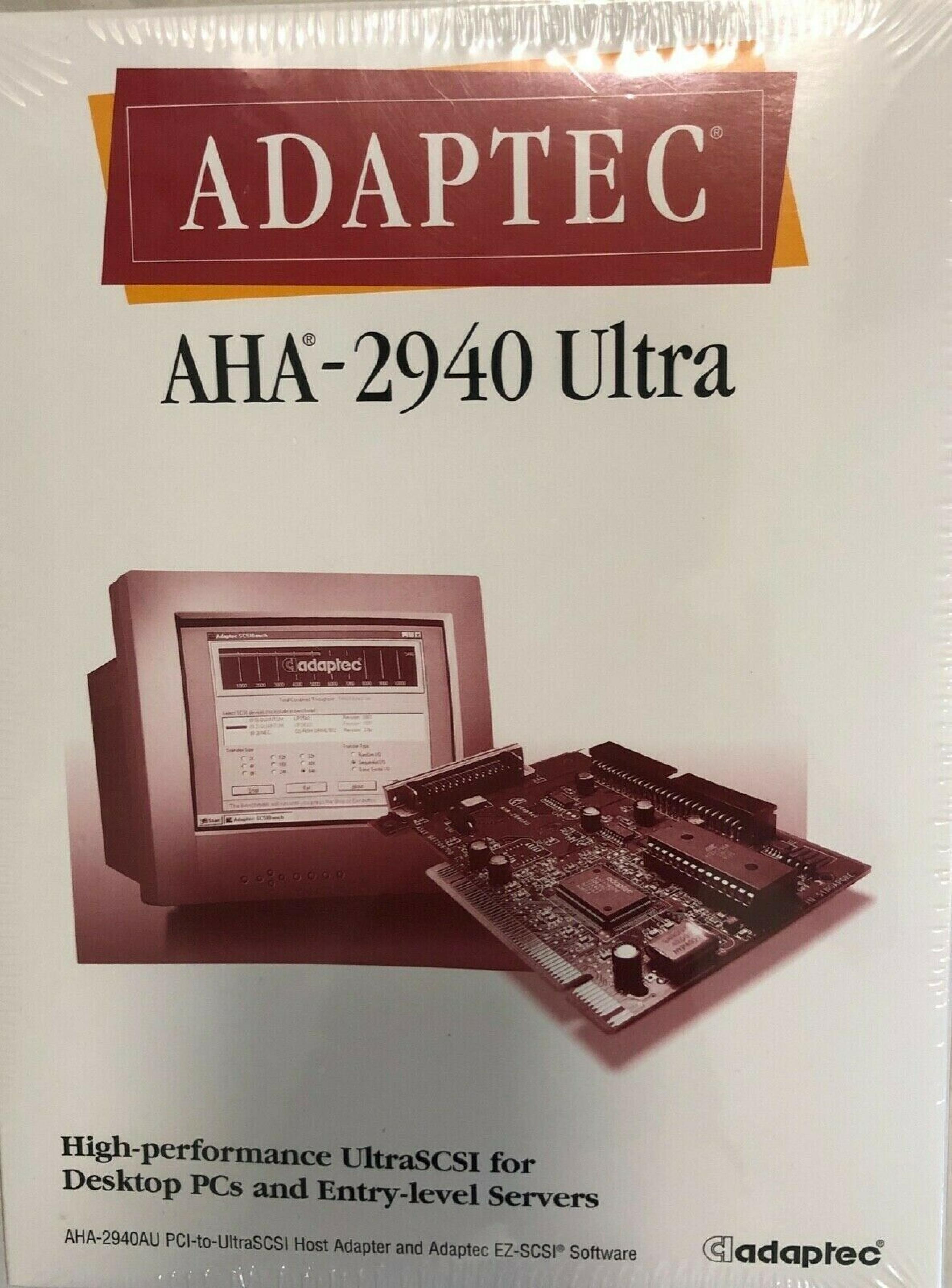 ADAPTEC AHA-2940 PCI SCSI BUSMASTERING CONTROLLER