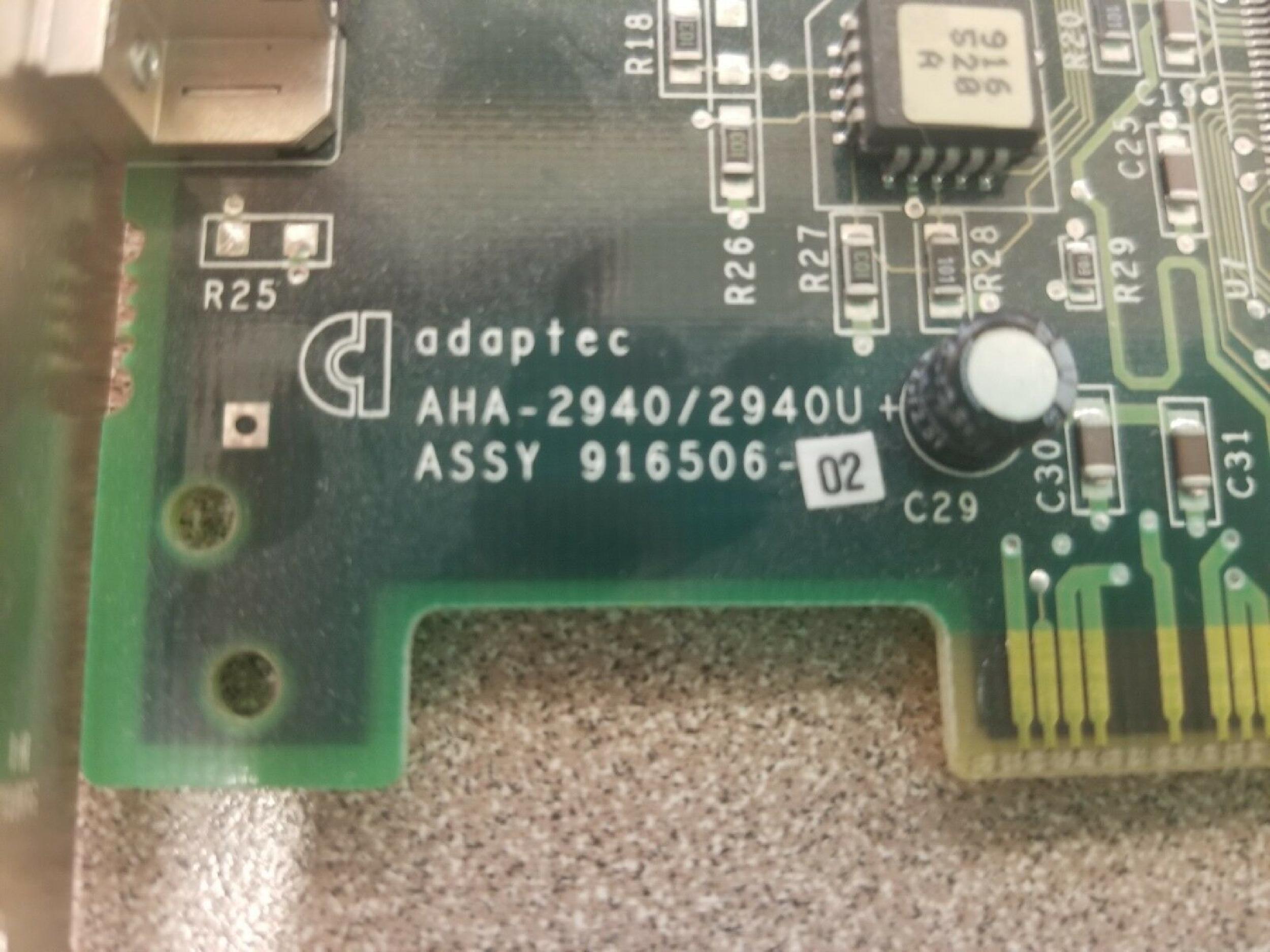 ADAPTEC 916506-01 PCI SCSI BUSMASTERING CONTROLLER ULTRA WIDE