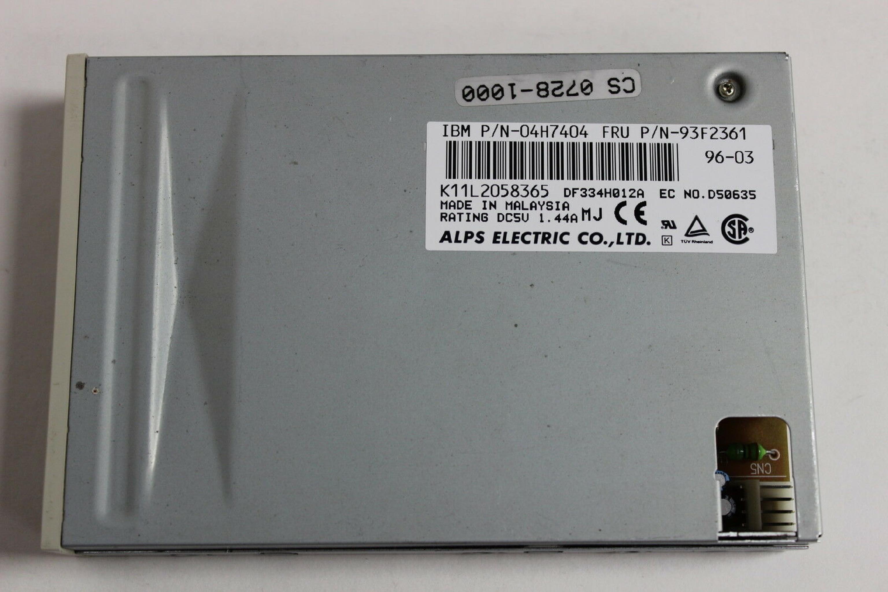 IBM / ALPS DF334H012A 3.5 INCH 1.44MB FLOPPY DRIVE