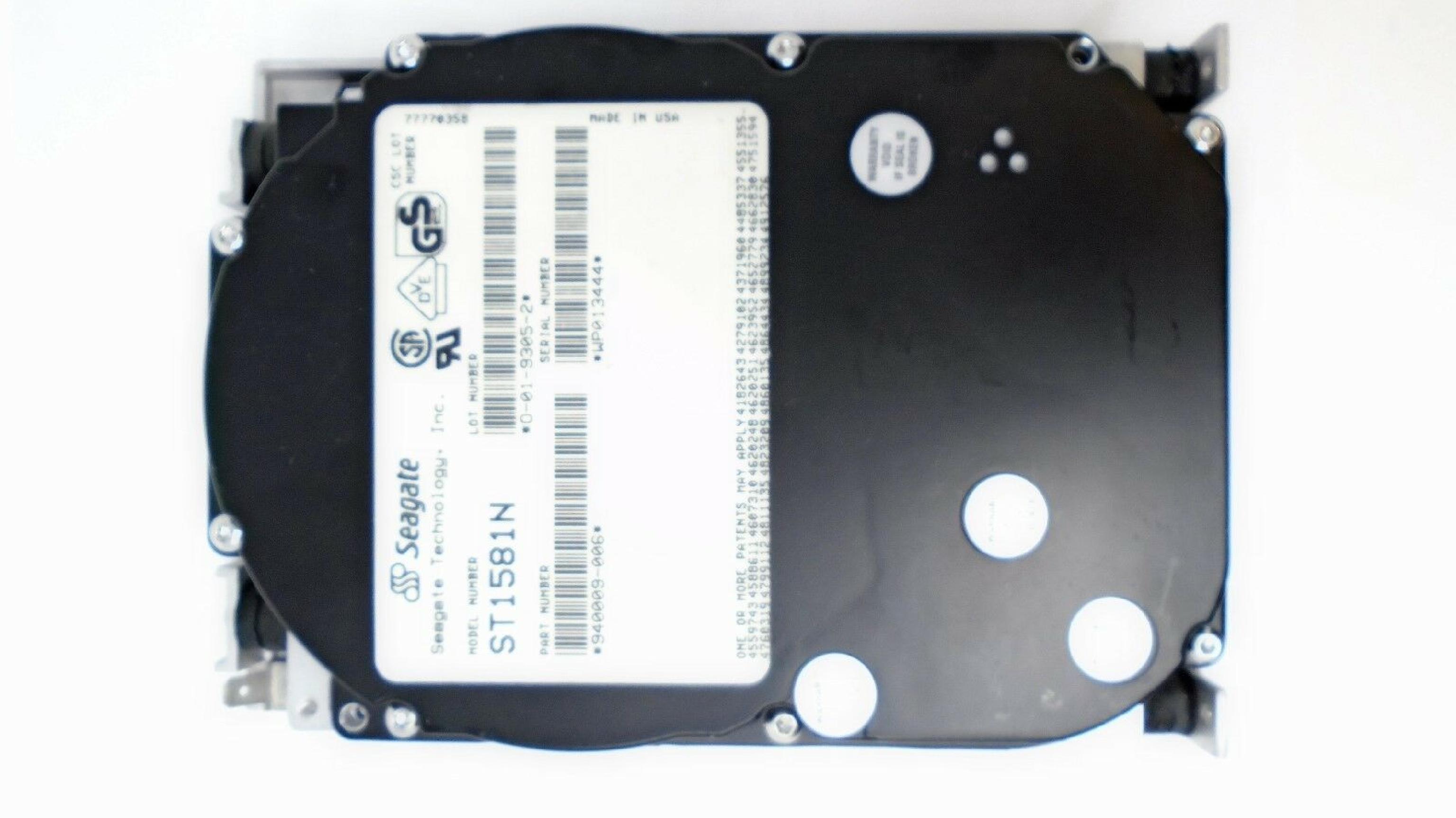 SEAGATE ST1581N 3.5INCH 525MB SCSI DRIVE