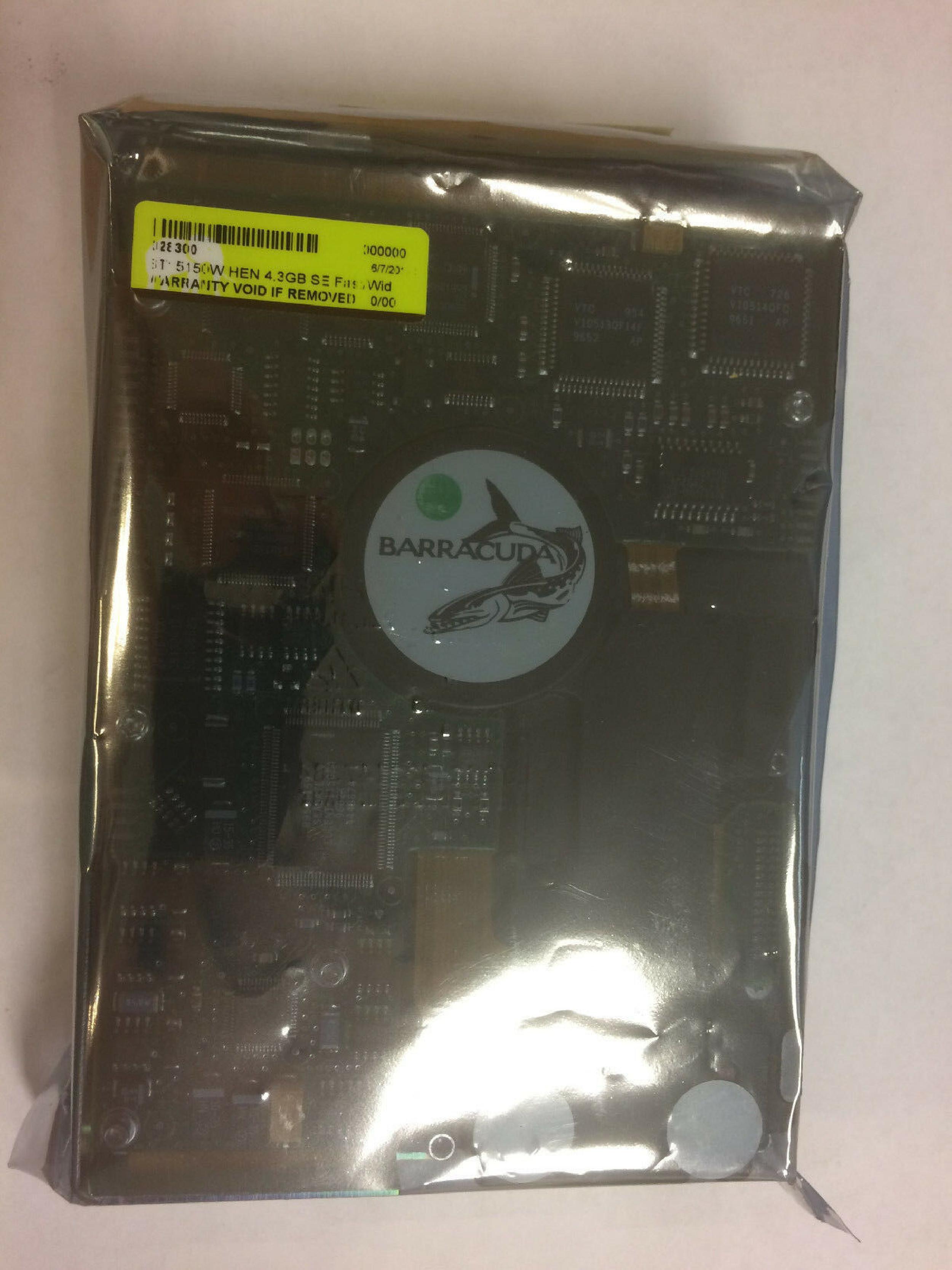 SEAGATE ST15150W 4.3GB WIDE SCSI BARRACUDA 4.2MB SCSI-2 FAST HARD DRIVE HOTSWAP TRAY HALF HEIGHT ZBR 1,7R 3.5 3.5INCH DOWNLOAD CODES 0014