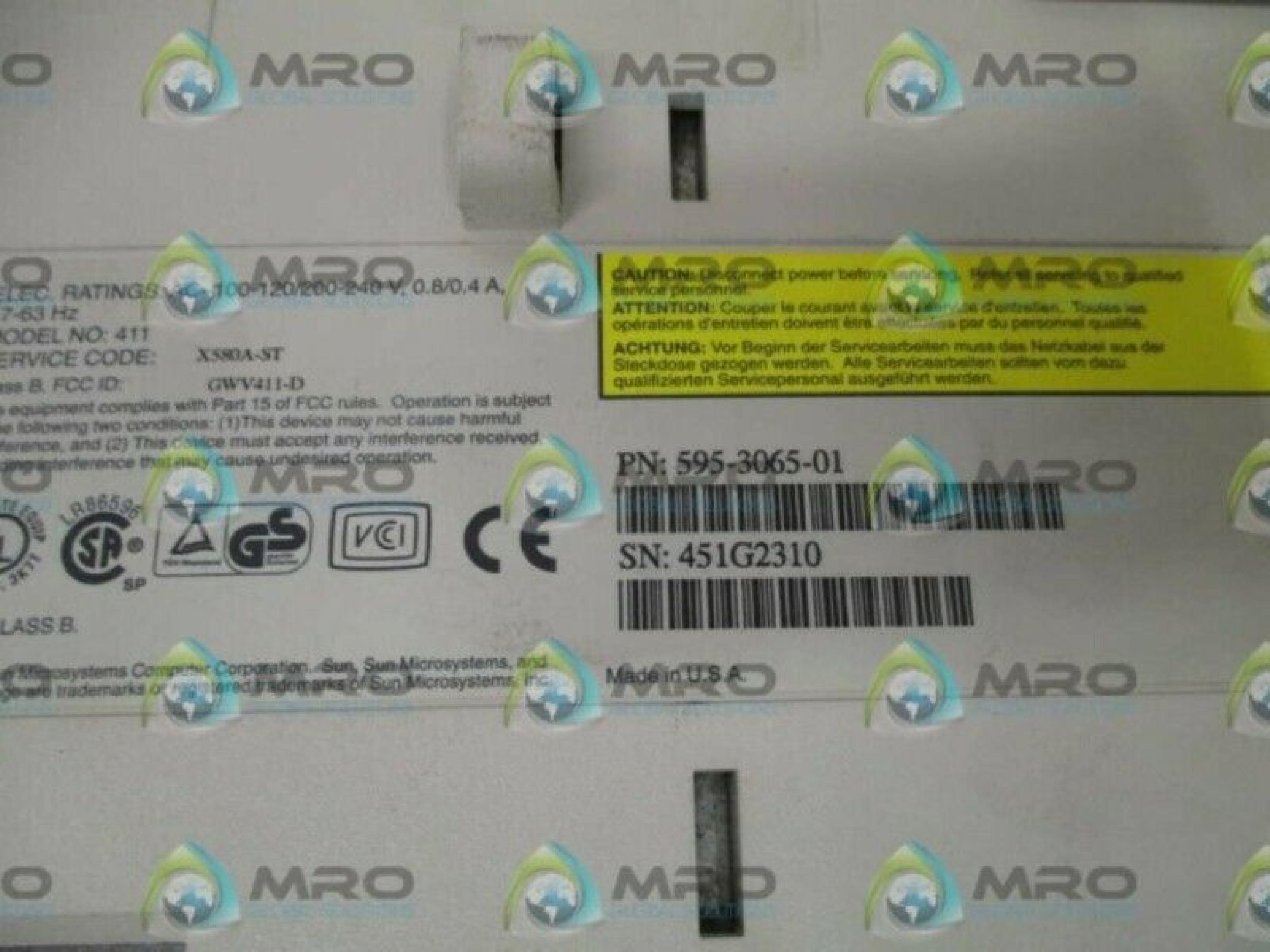 SUN MICROSYSTEMS 595-3065-01 EXTERNAL 545MB SCSI HARD DRIVE 50PIN HD PORTS