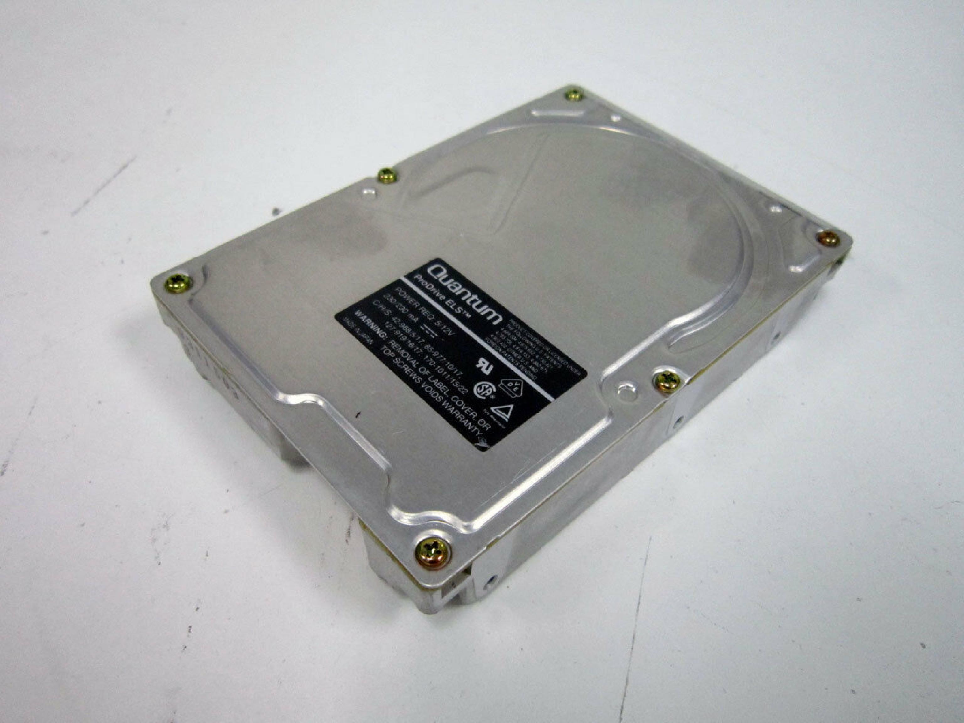 QUANTUM 85AT 85MB IDE ATA HARD DRIVE 3.5 3.5INCH 85 Meg ProDrive ELS - 85AT