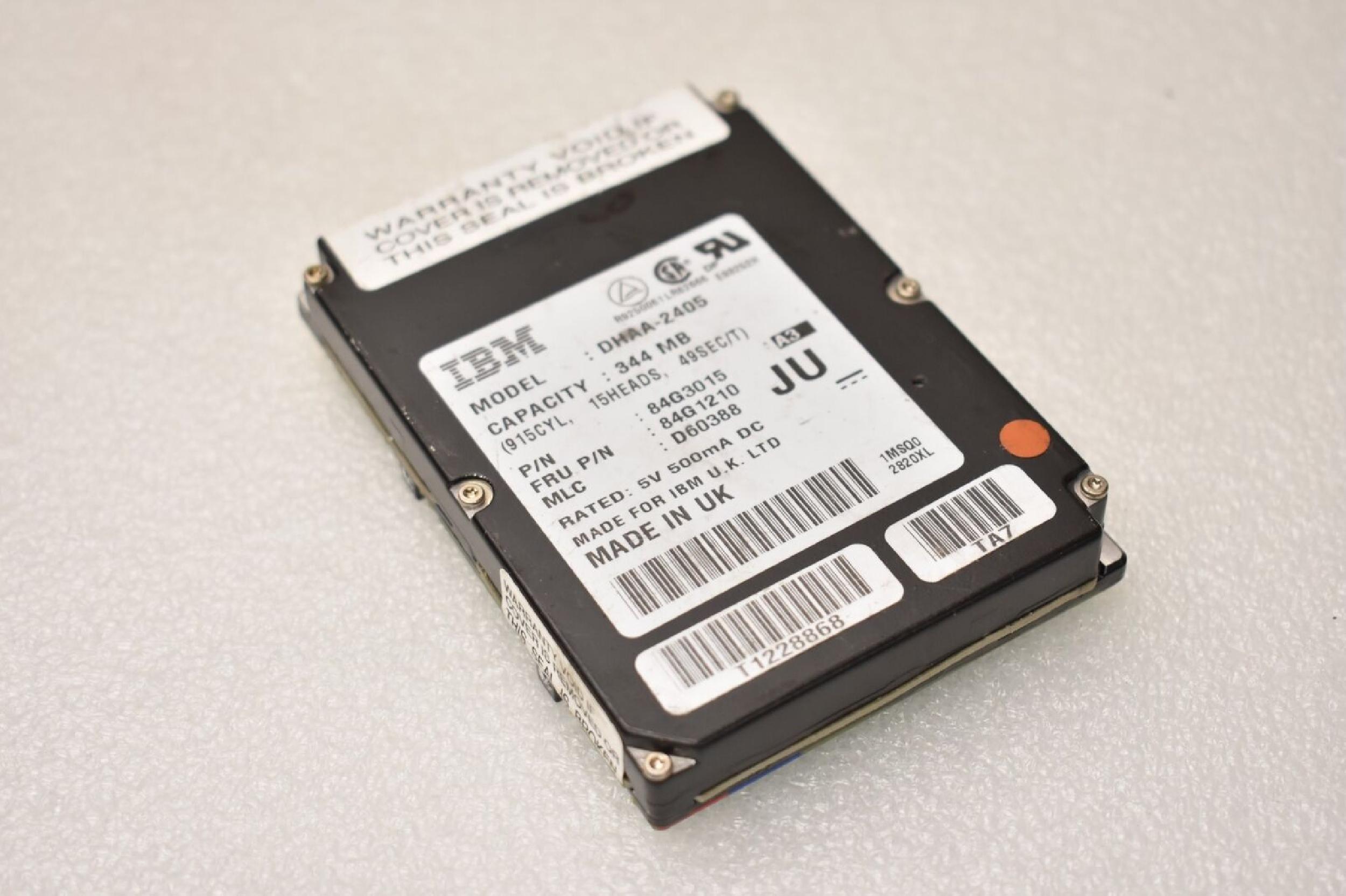 IBM DHAA-2405 344MB 2.5 HD IDE FOR THINKPAD