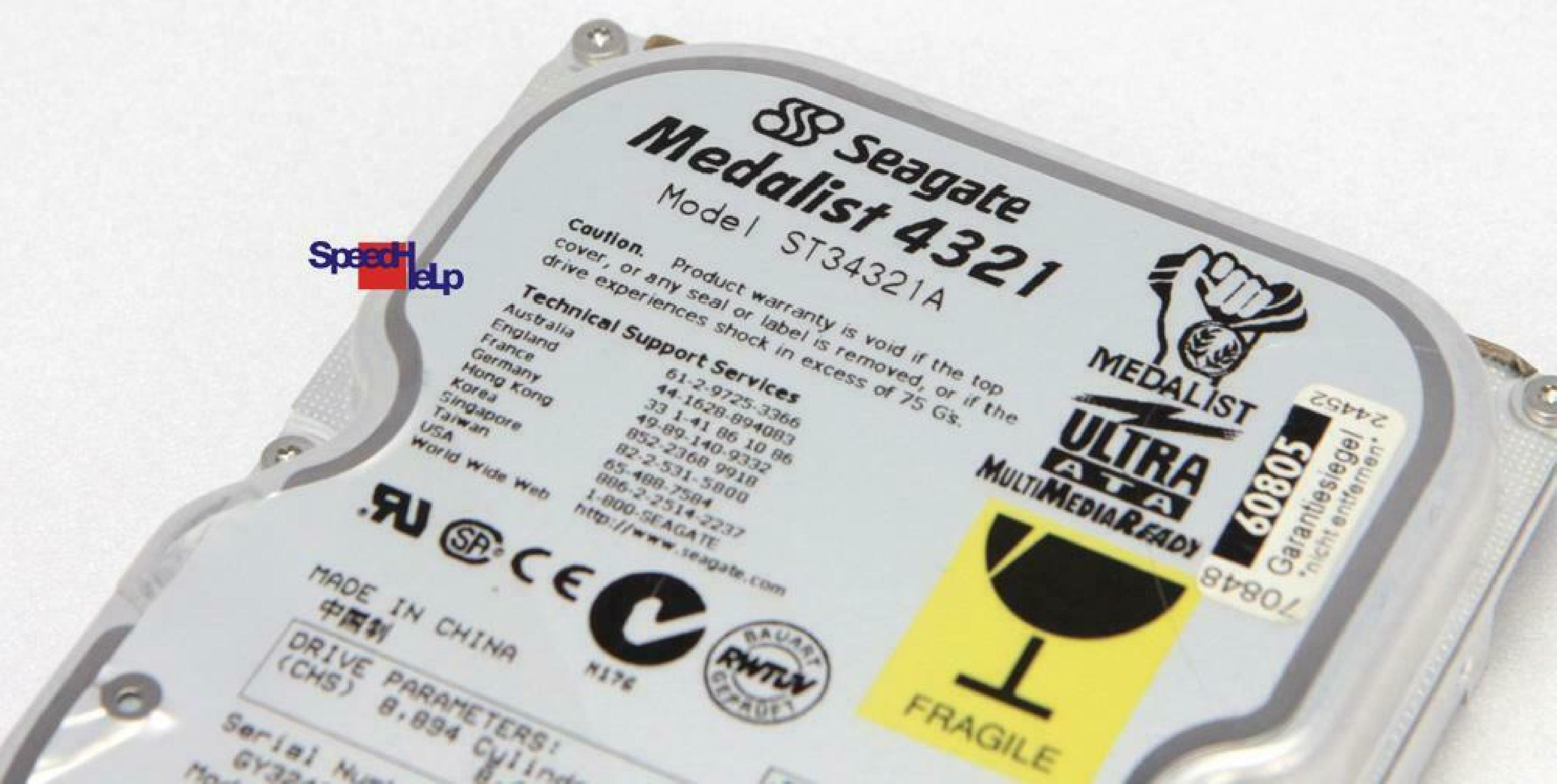 SEAGATE MEDALIST 4321 MEDALIST 4.3G IDE 3.5 DRIVE