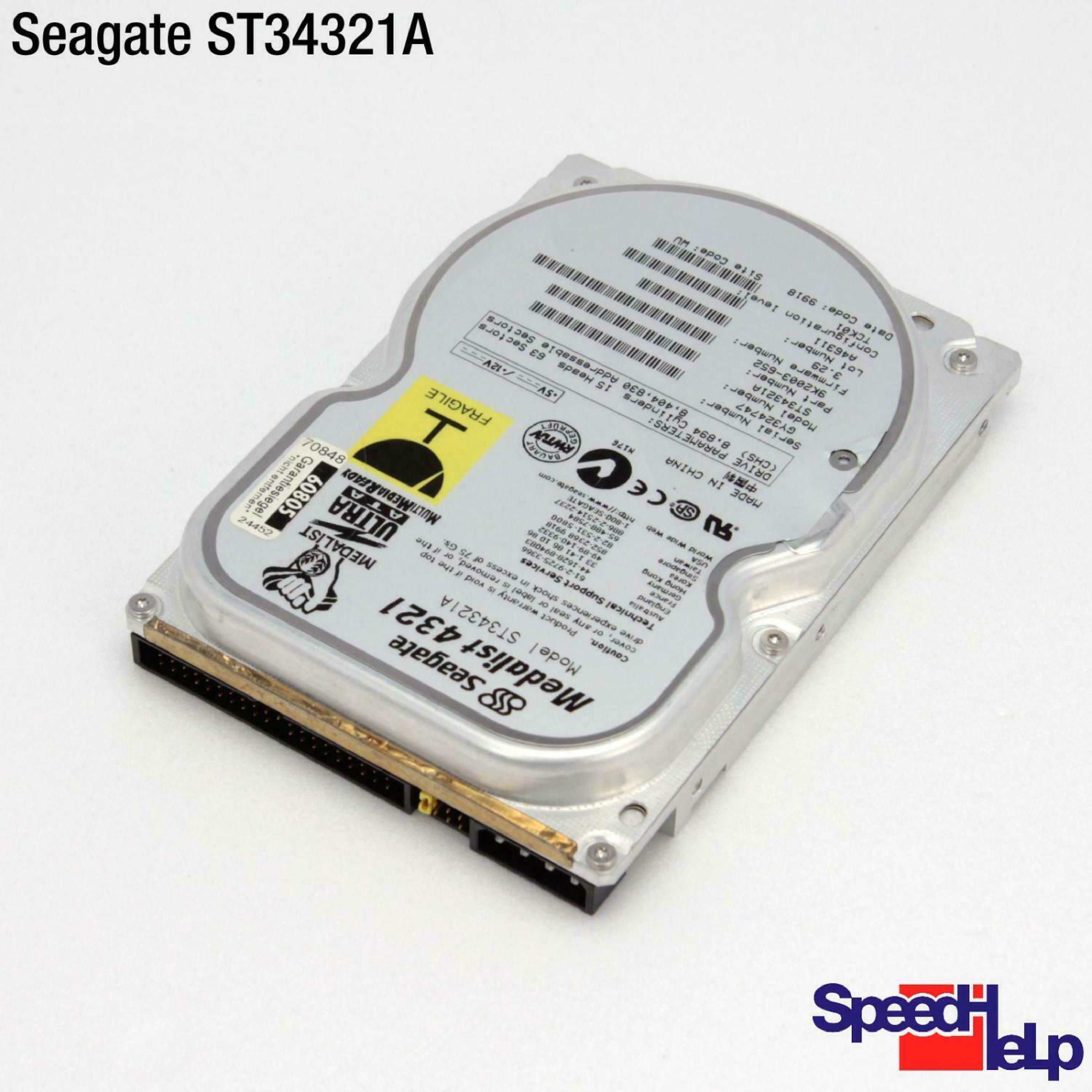 SEAGATE MEDALIST 4321 MEDALIST 4.3G IDE 3.5 DRIVE