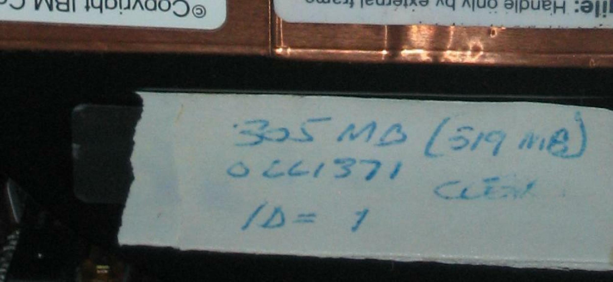 IBM 85F0011 320MB 3.5 SCSI Hard Drive 50 Pin