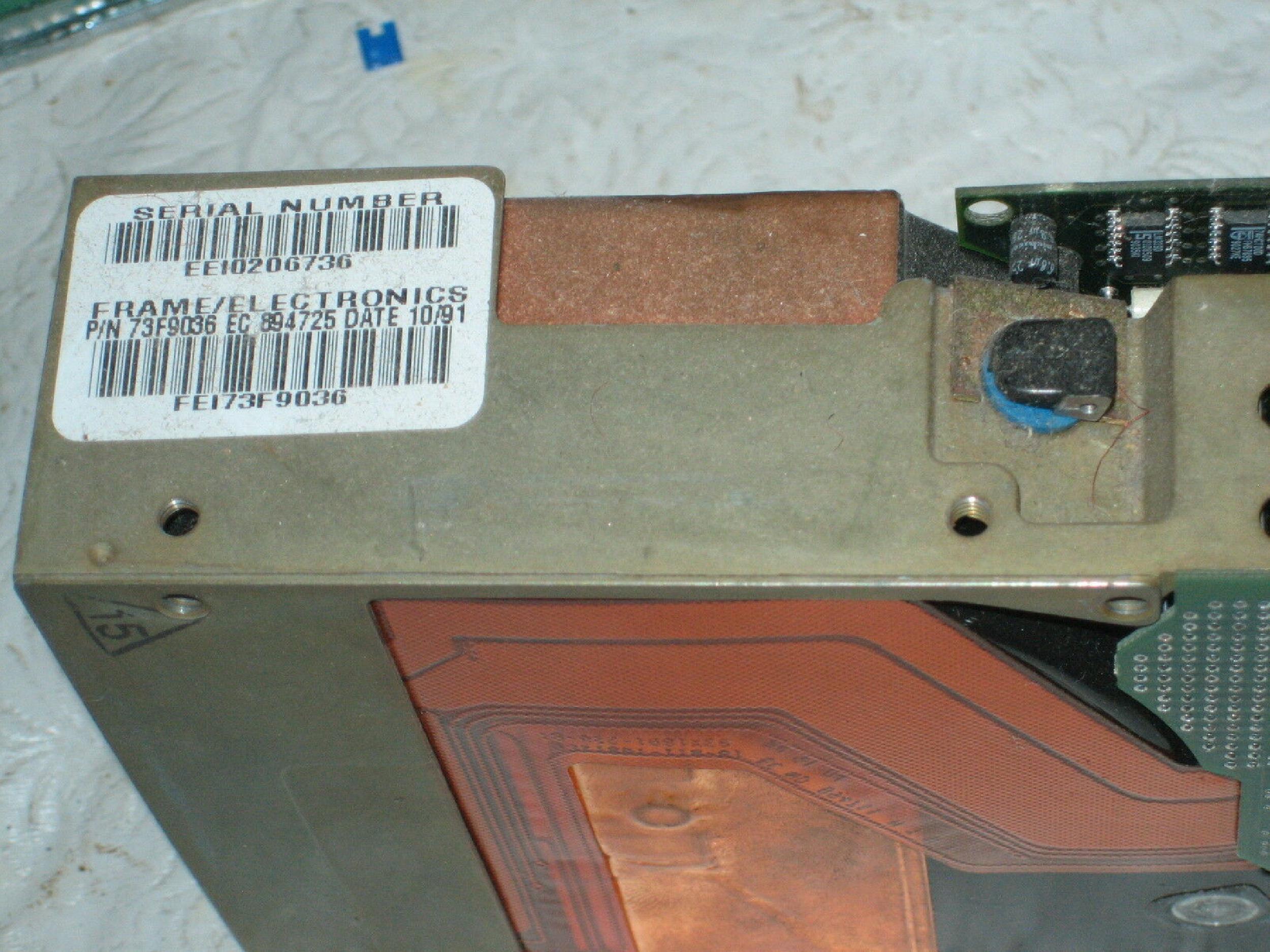 IBM 85F0011 320MB 3.5 SCSI Hard Drive 50 Pin