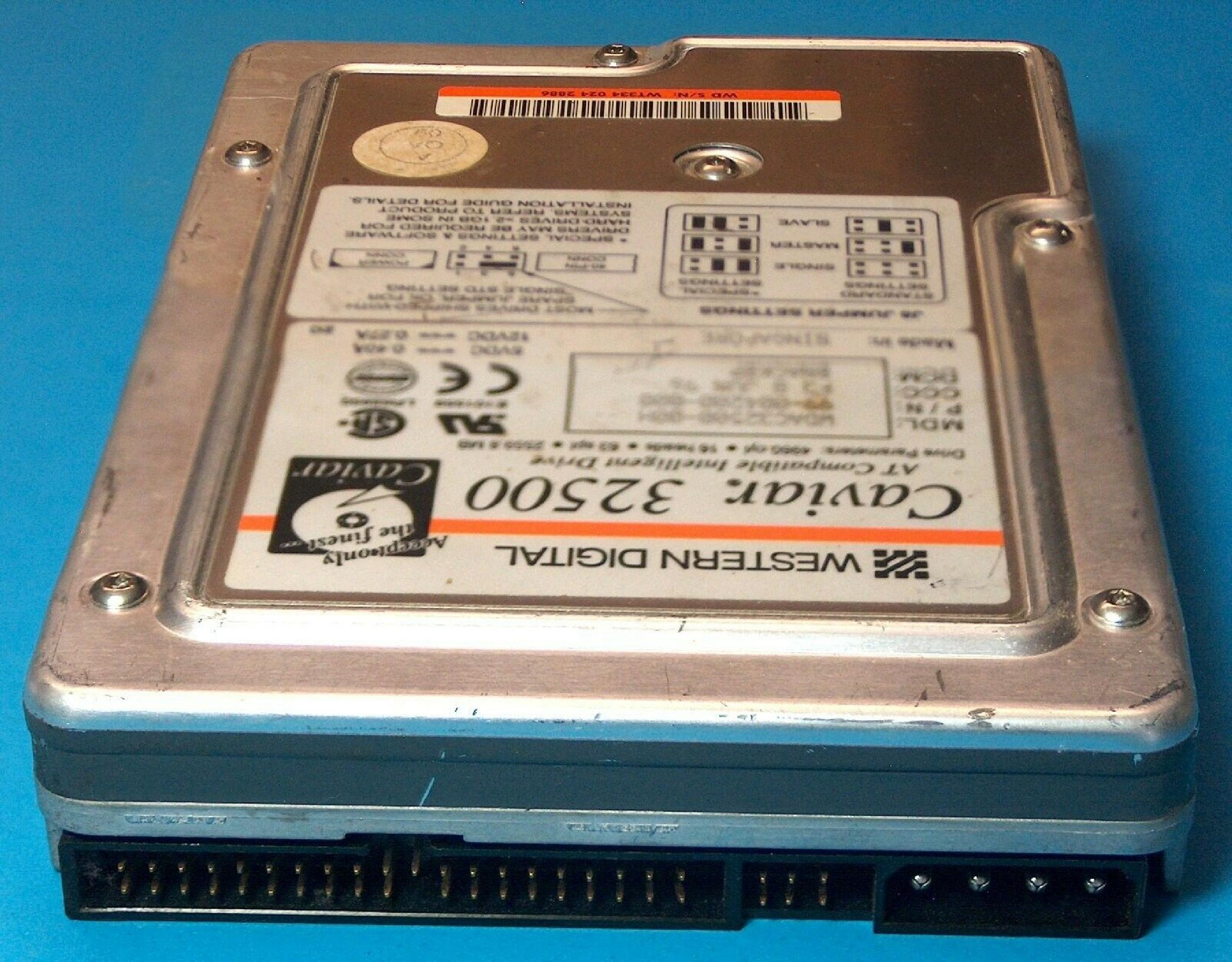 WESTERN DIGITAL / WD 32500 2.5GB IDE HARD DRIVE
