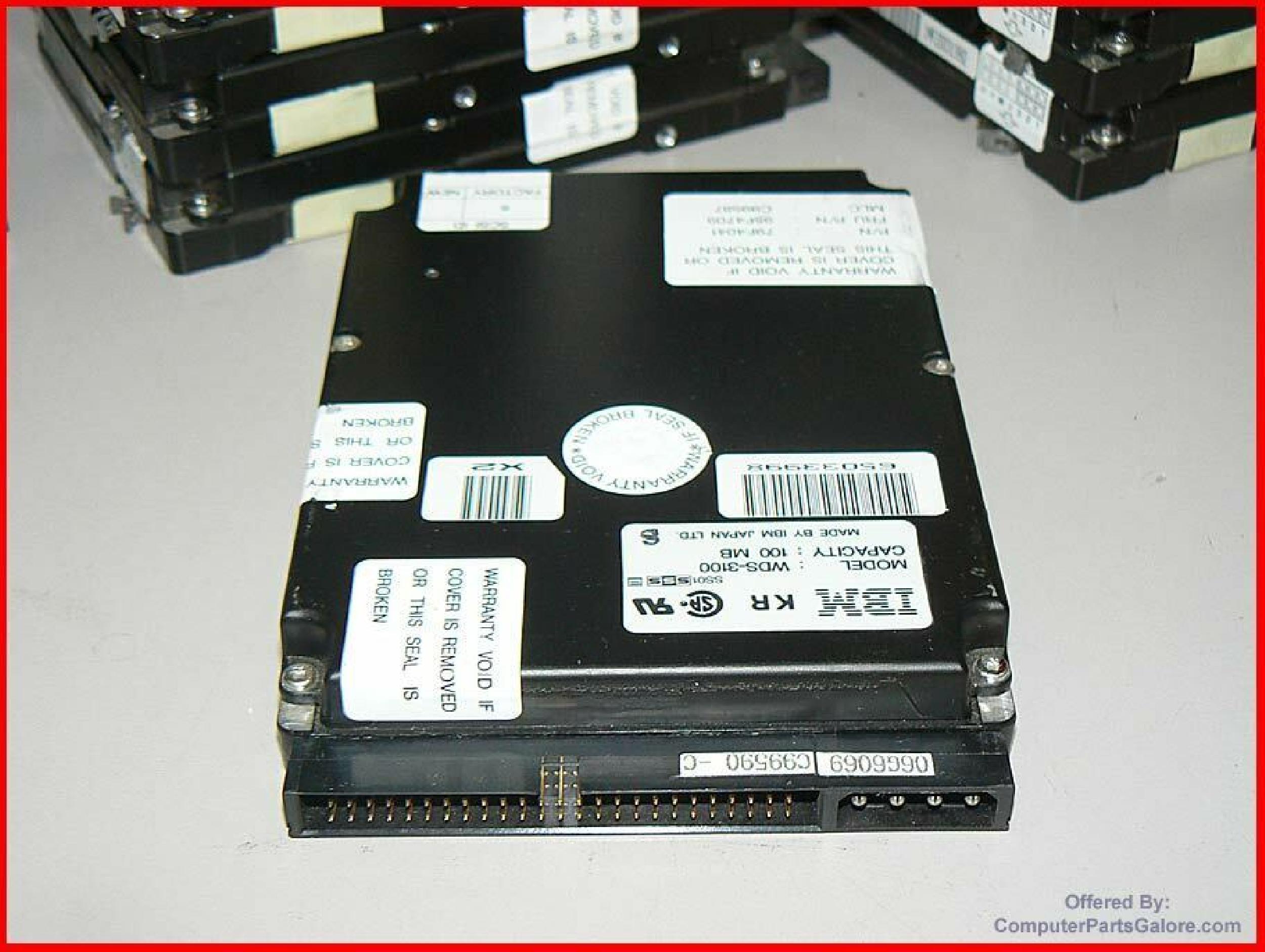 IBM WDS-3100 100MB SCSI 3.5 50 PIN