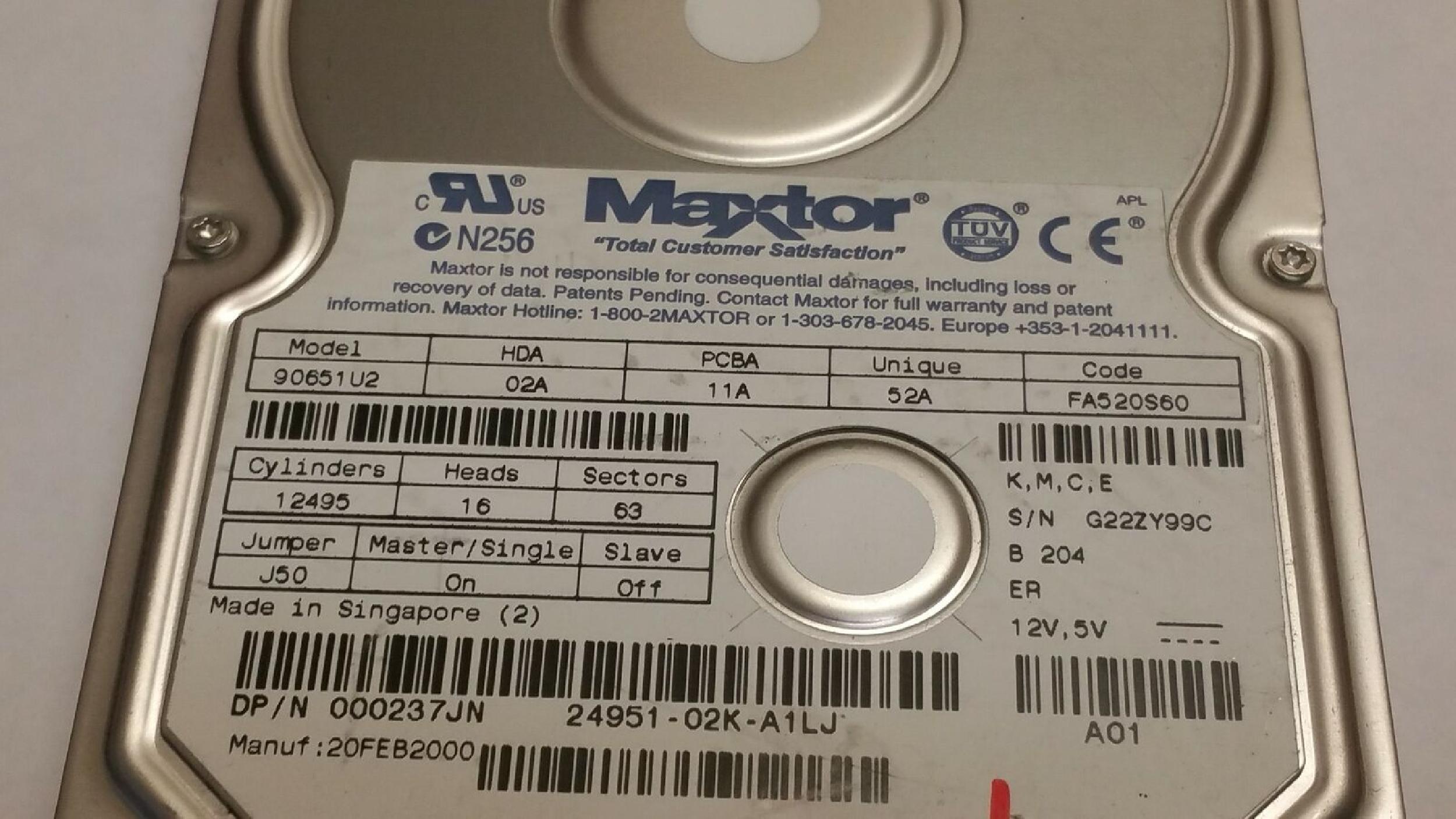 DELL 237JN HD IDE 6.4GB 3.5INCH