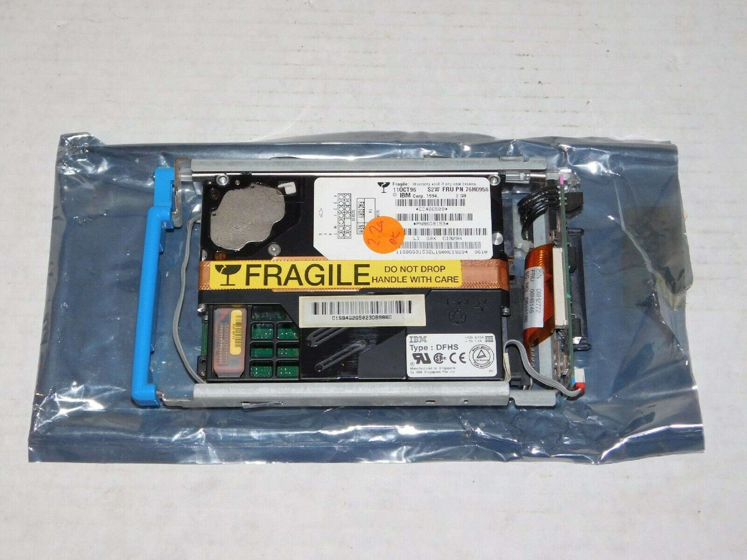 IBM DFHS 2.1GB SCSI 50 PIN NARROW ULTRA 68PIN HARD DRIVE 3.5 INCH