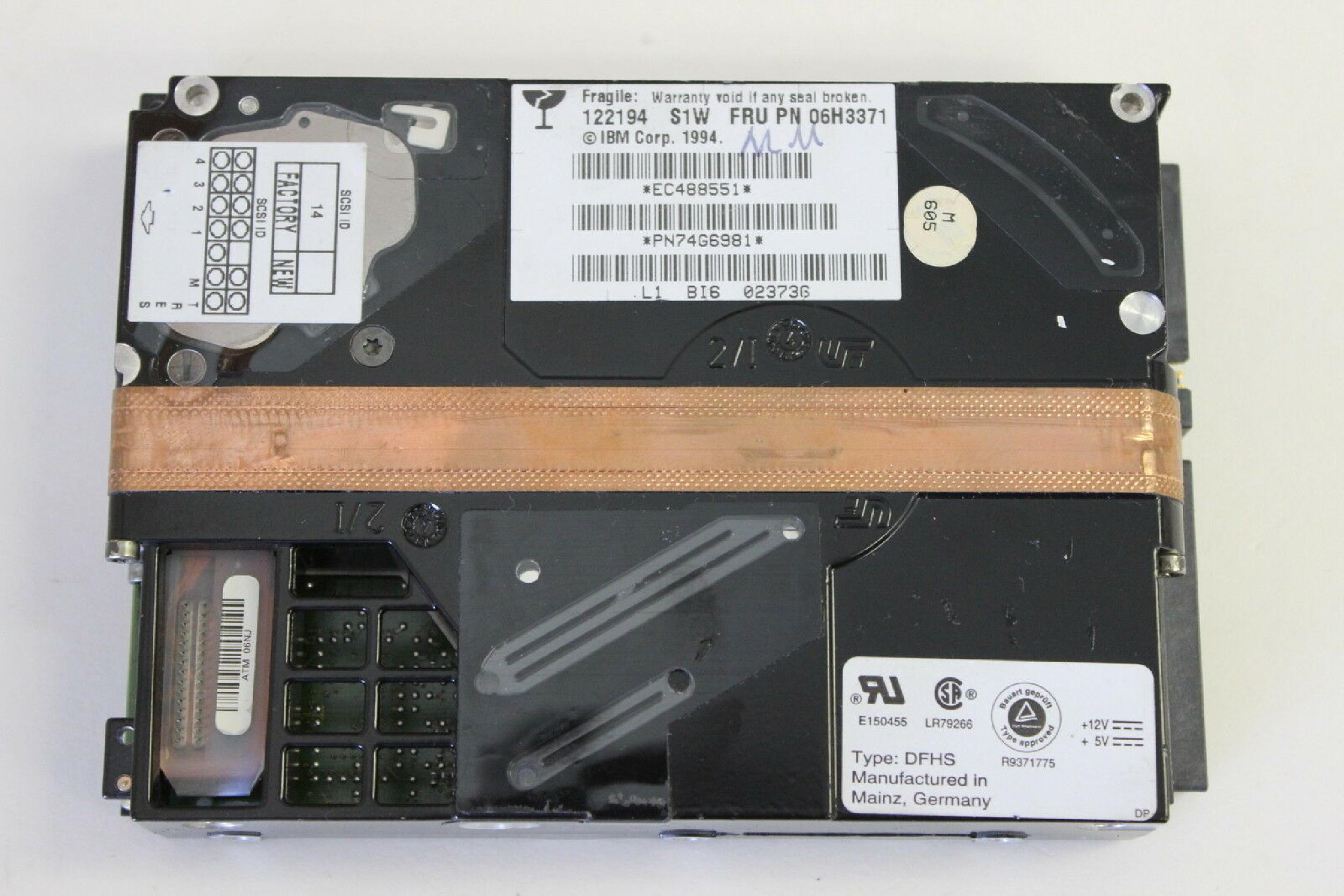 IBM DFHS 2.1GB SCSI 50 PIN NARROW ULTRA 68PIN HARD DRIVE 3.5 INCH