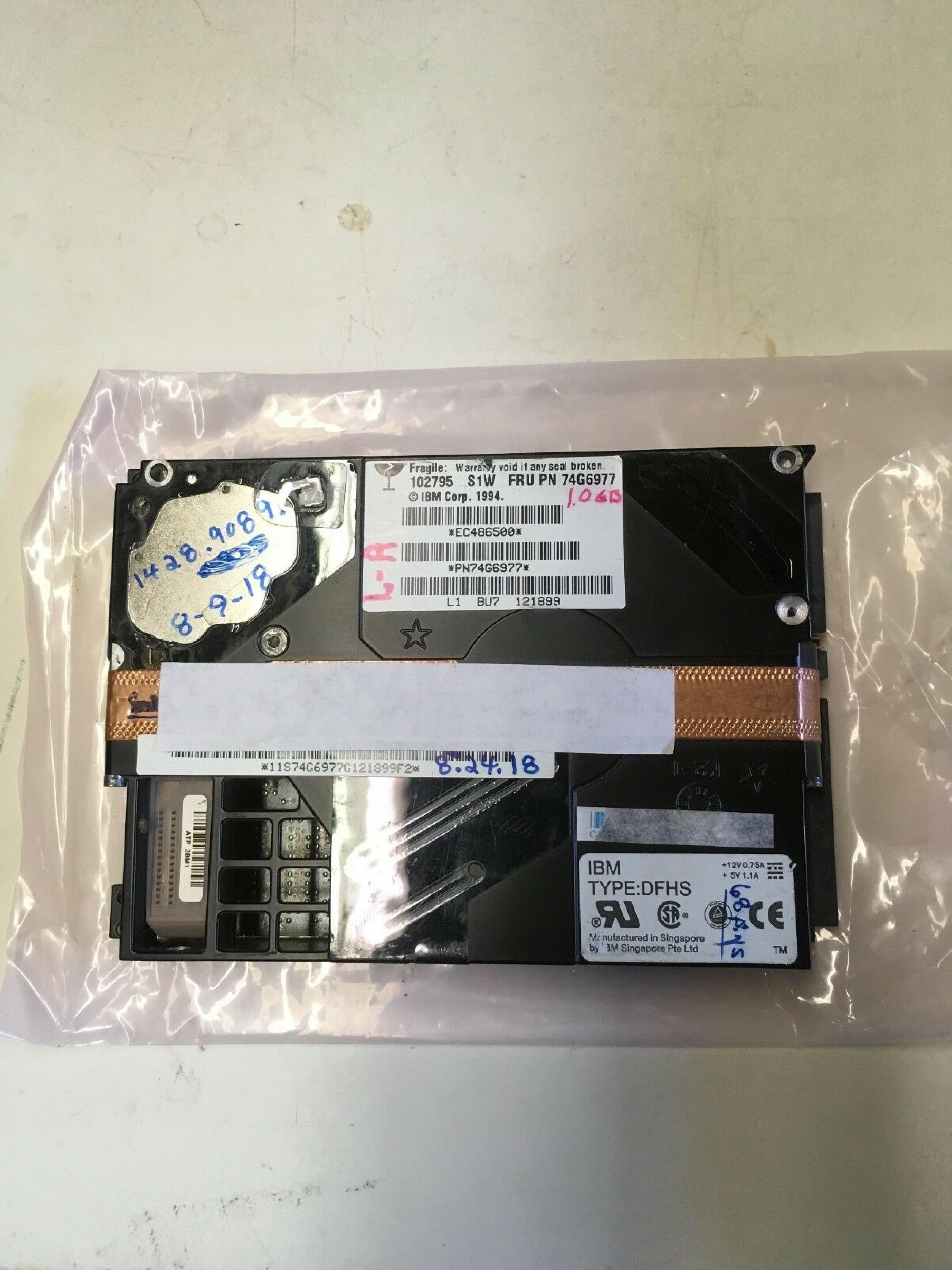 IBM DFHS 2.1GB SCSI 50 PIN NARROW ULTRA 68PIN HARD DRIVE 3.5 INCH