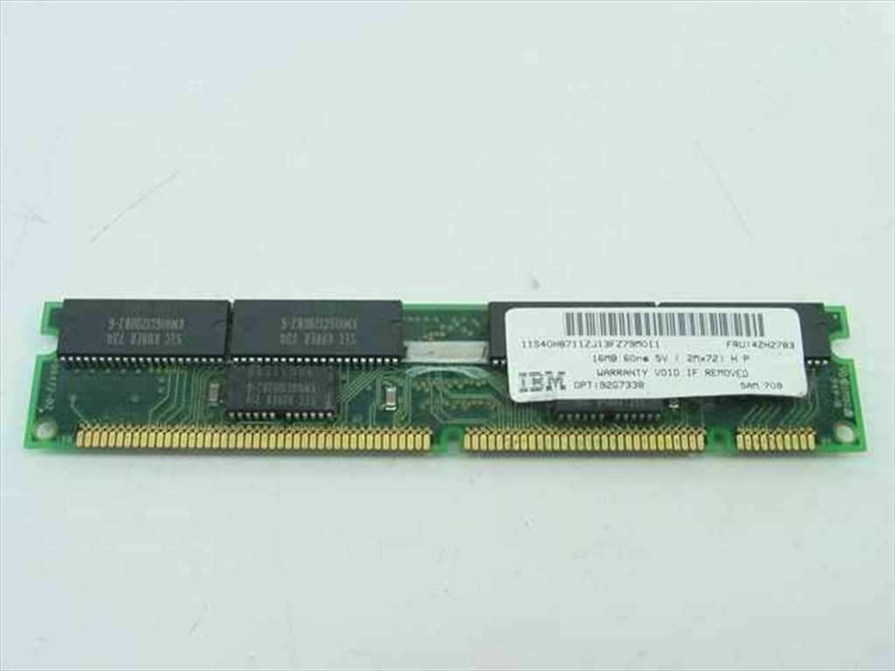 IBM 42H2783 16MB DIMM 60NS 5 VOLT 2X72 PARITY