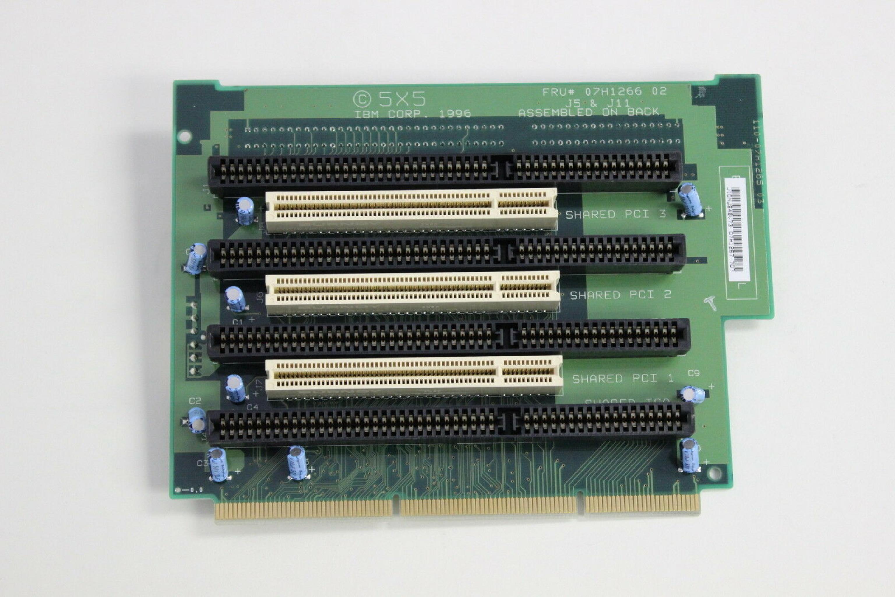 IBM 07H1266 PCI ISA RISER CARD PC350 PC750