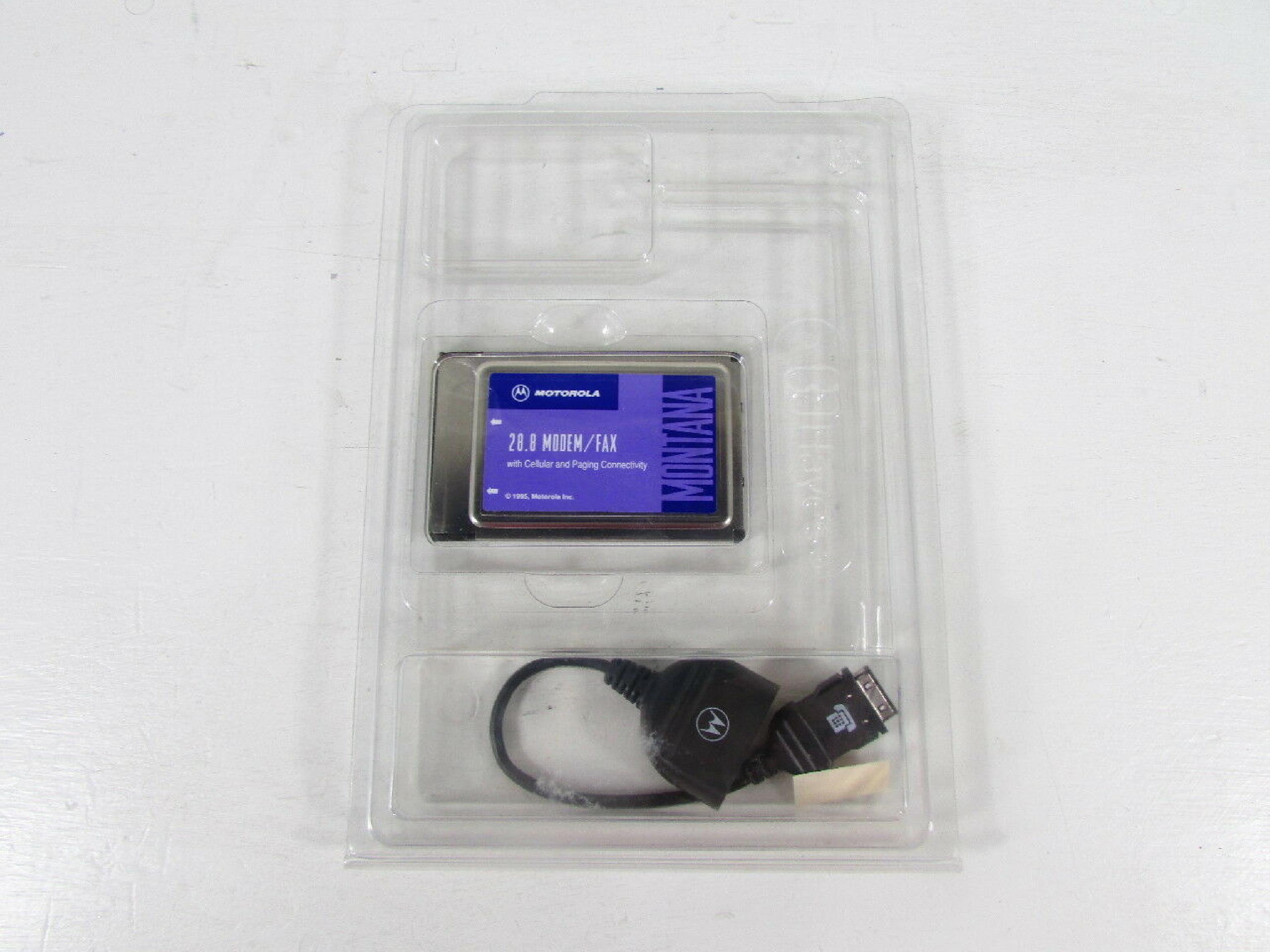 MOTOROLA MF62074235 PCMCIA 33.6 CELLULAR FAX MODEM MONTANA CARD