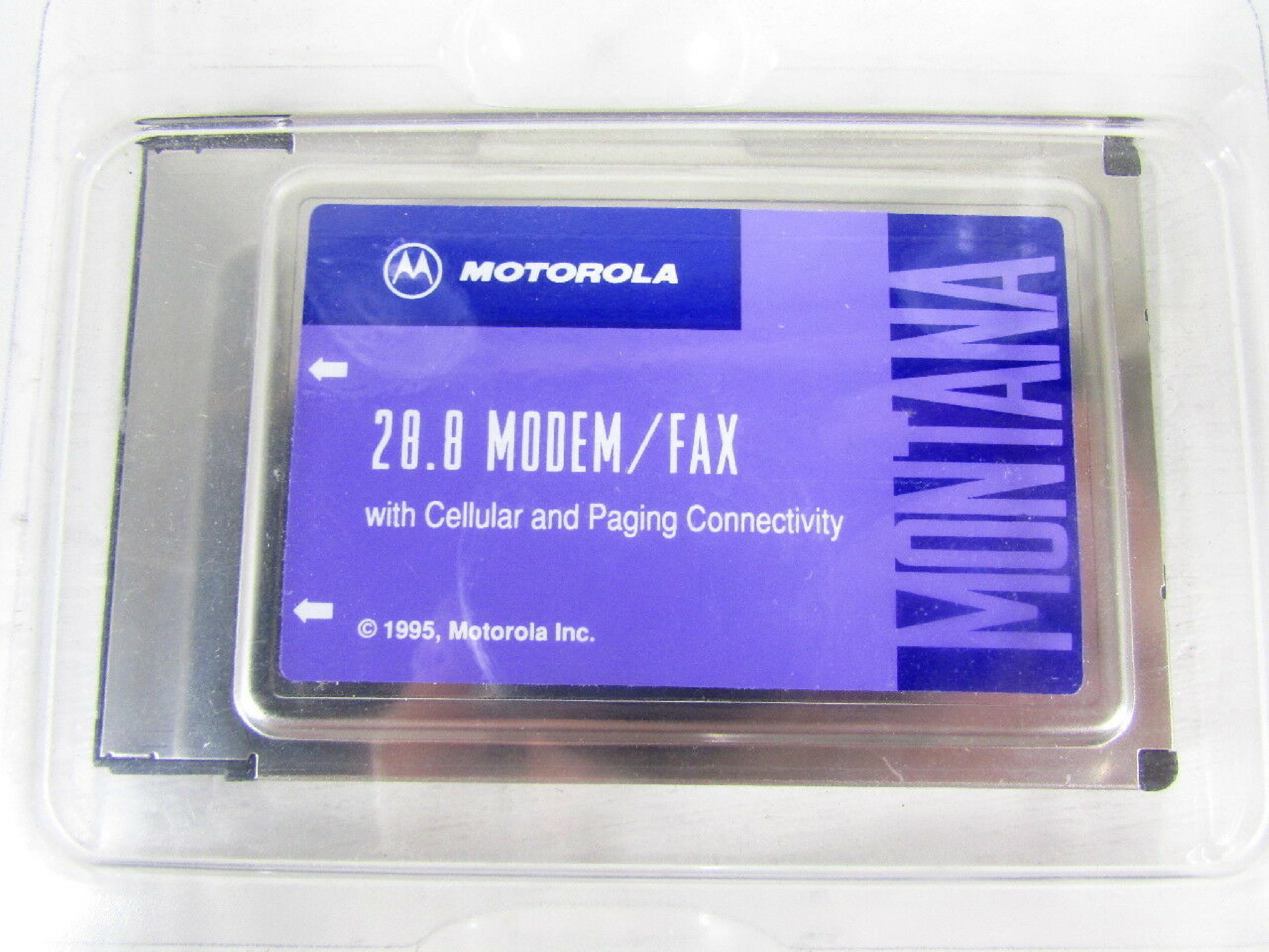 MOTOROLA MF62074235 PCMCIA 33.6 CELLULAR FAX MODEM MONTANA CARD