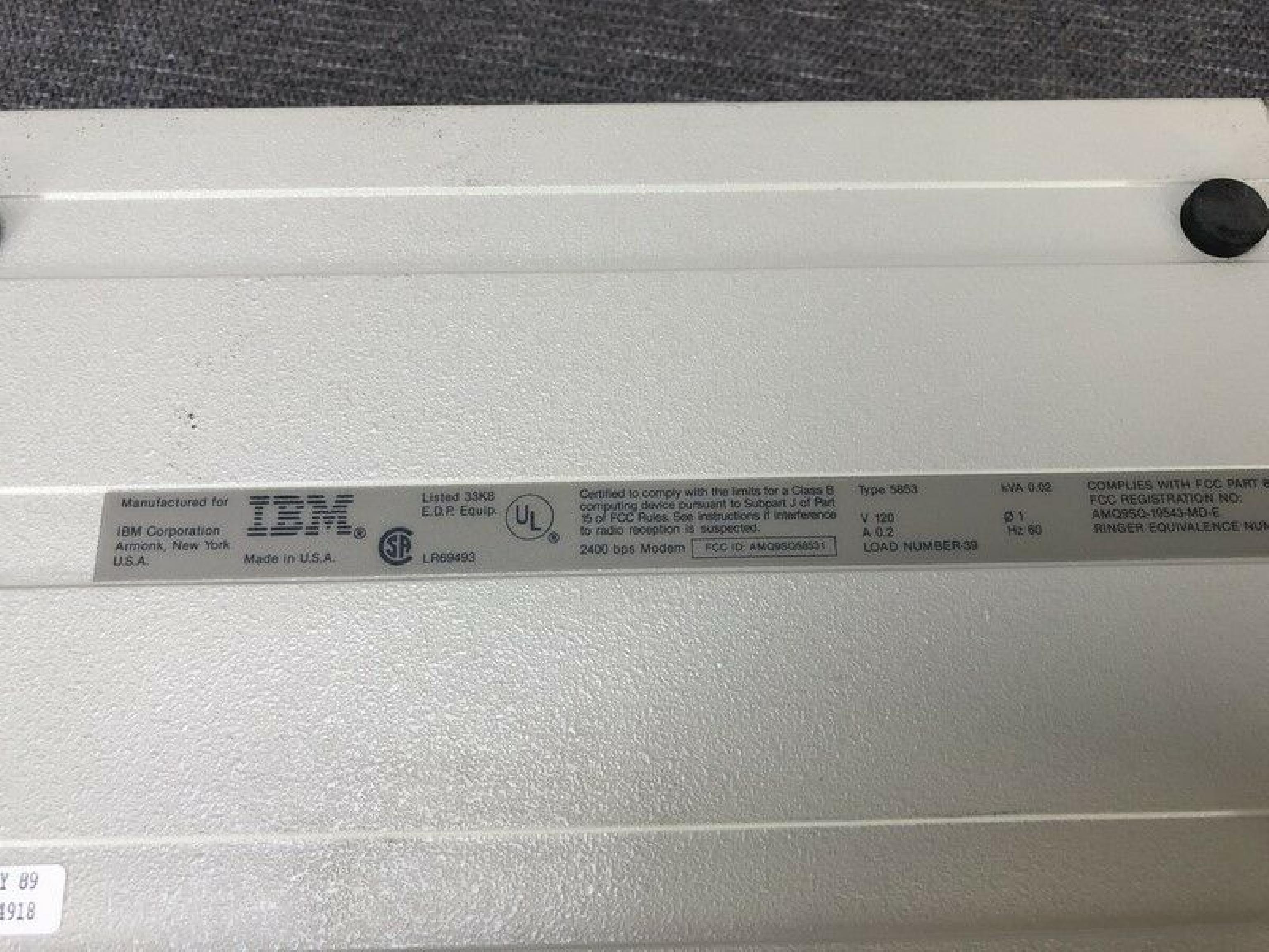 IBM 5853 2400BPS EXTERNAL MODEM