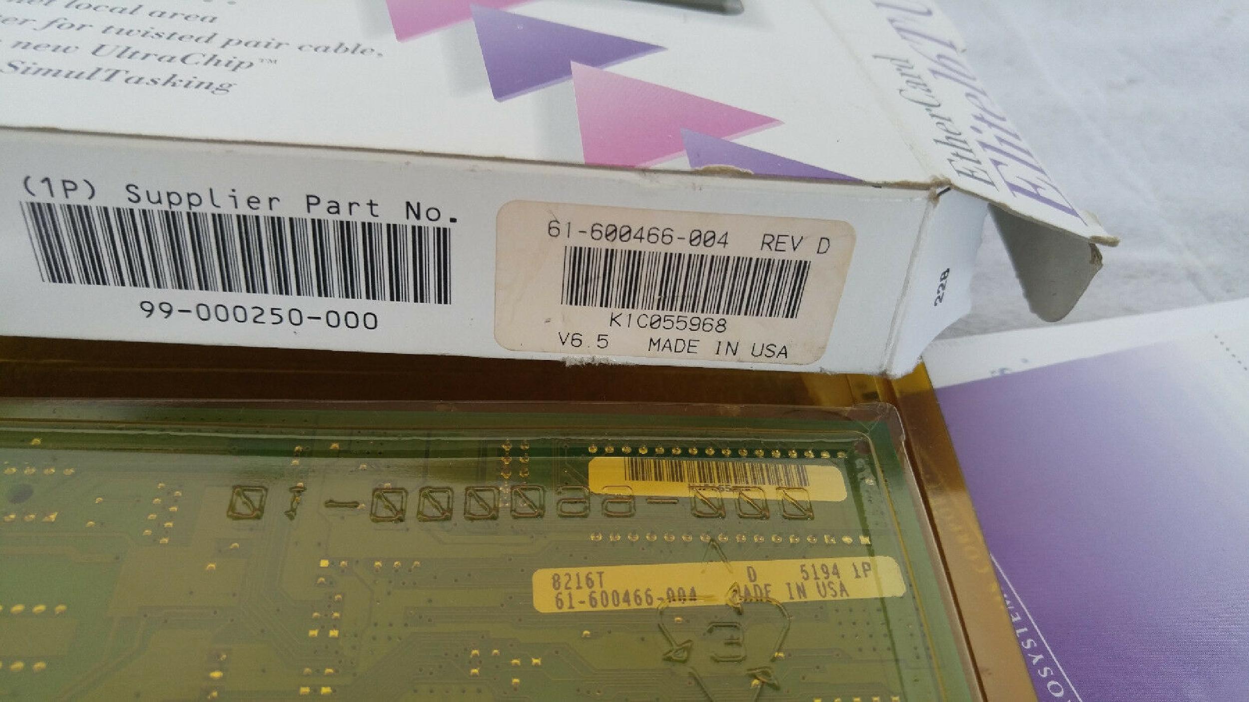 SMC / STANDARD MICROSYSTEMS CORPORATION 8216T ETHERCARD ELITE 16T ULTRA