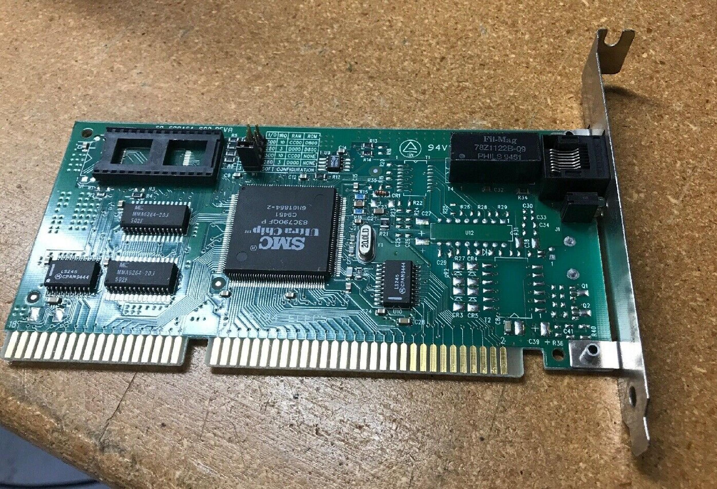 SMC / STANDARD MICROSYSTEMS CORPORATION 8216T ETHERCARD ELITE 16T ULTRA
