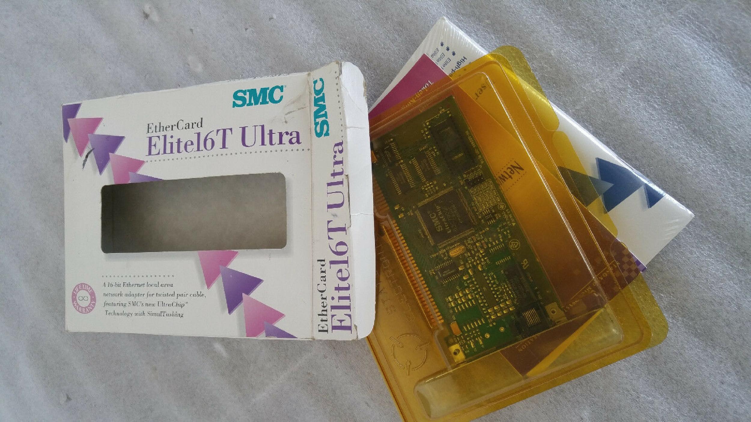 SMC / STANDARD MICROSYSTEMS CORPORATION 8216T ETHERCARD ELITE 16T ULTRA