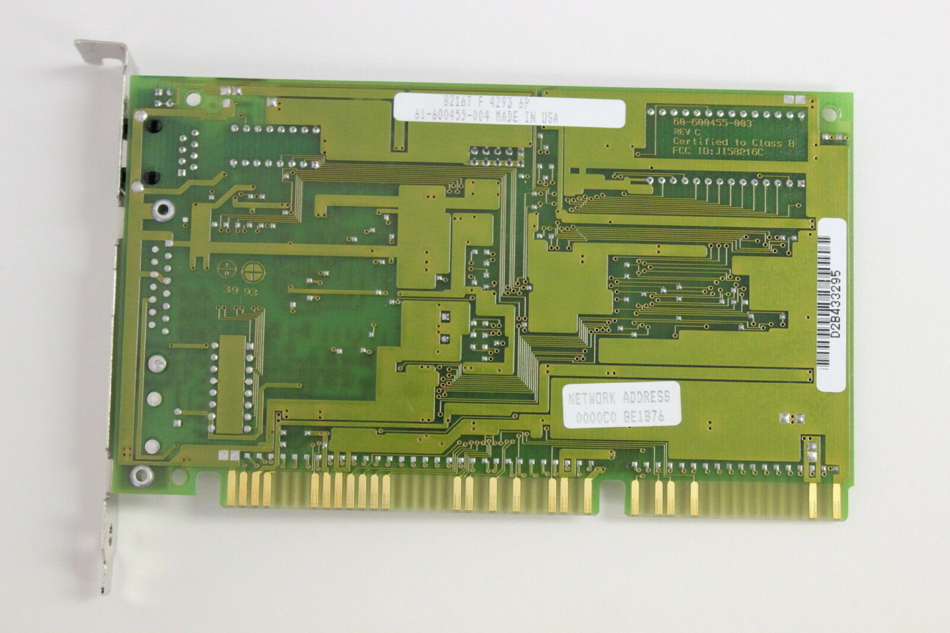 SMC / STANDARD MICROSYSTEMS CORPORATION 61-600455-004 ETHERCARD ELITE 16T ULTRA