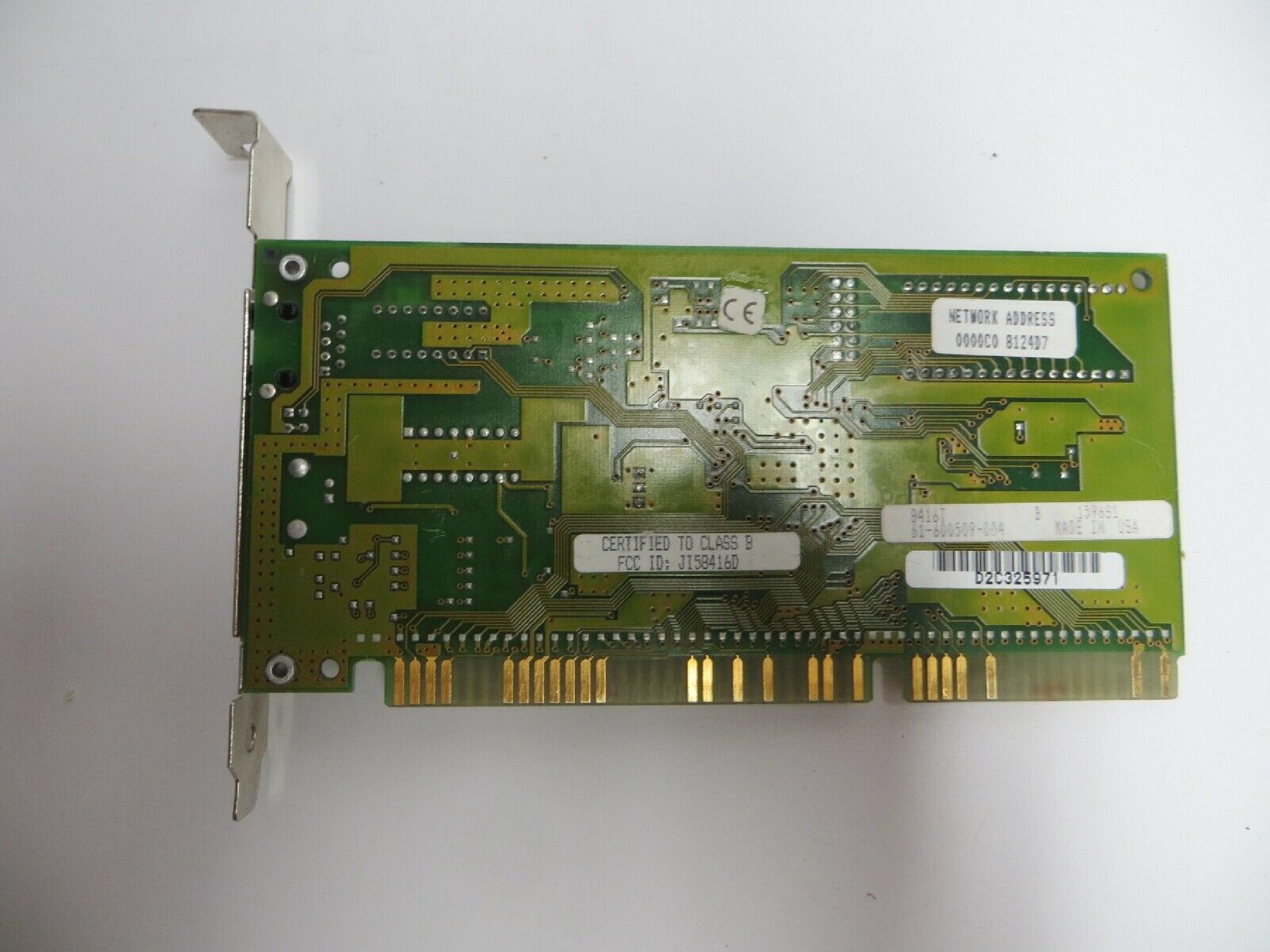 SMC / STANDARD MICROSYSTEMS CORPORATION 83C795QF ISA 10BASE-T RJ45 ETHERNET