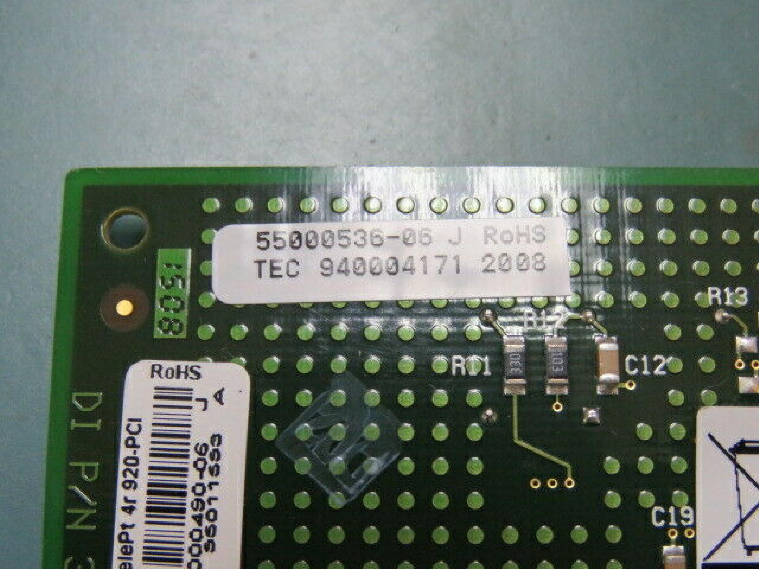 DIGI INTERNATIONAL 55000536-06 ACCELEPT 4R 920-PCI 4 PORT PCI WITH CABLE AND CARD