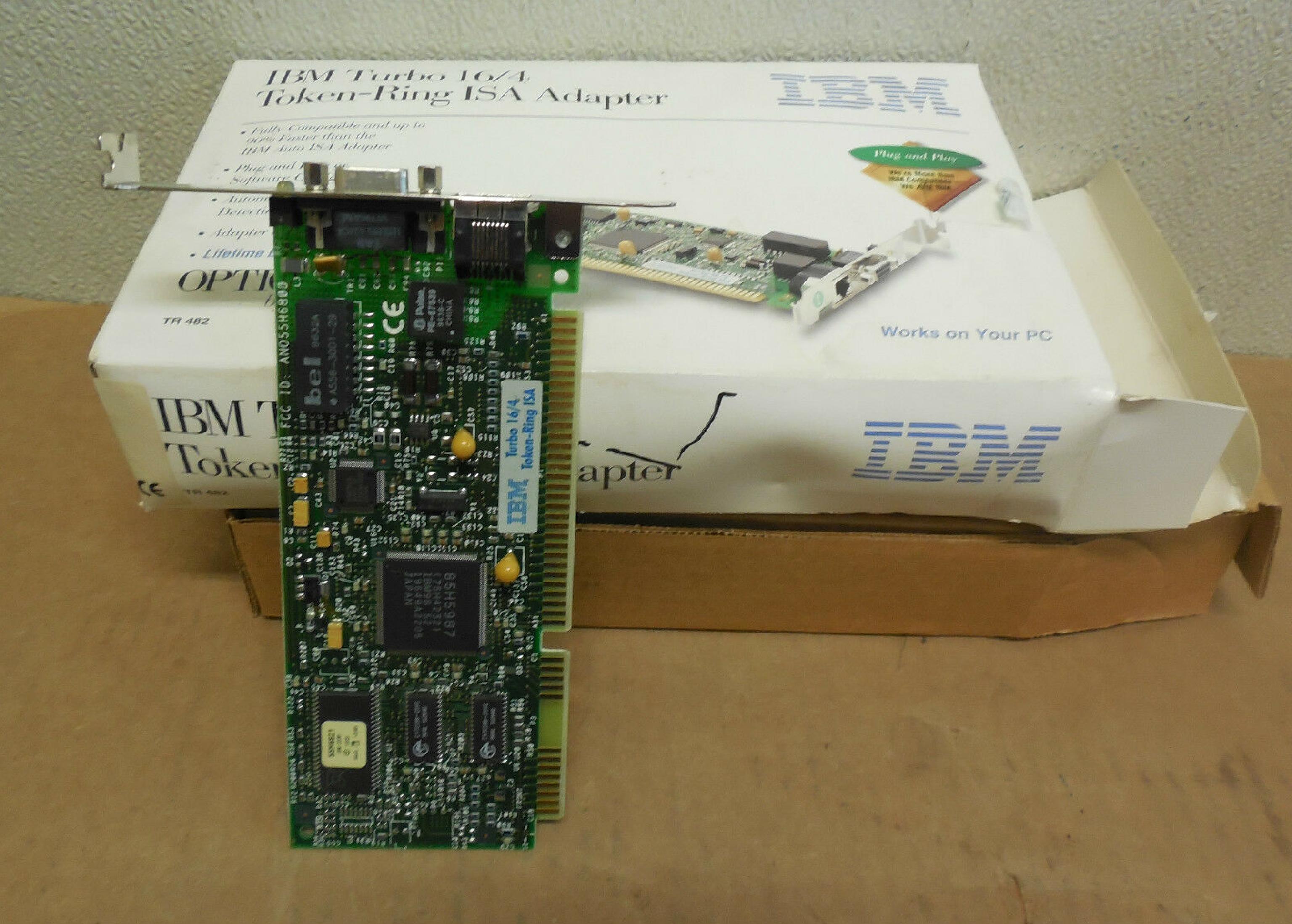 IBM 55H6800 AUTO WAKE TOKEN-RING ISA ADAPTER