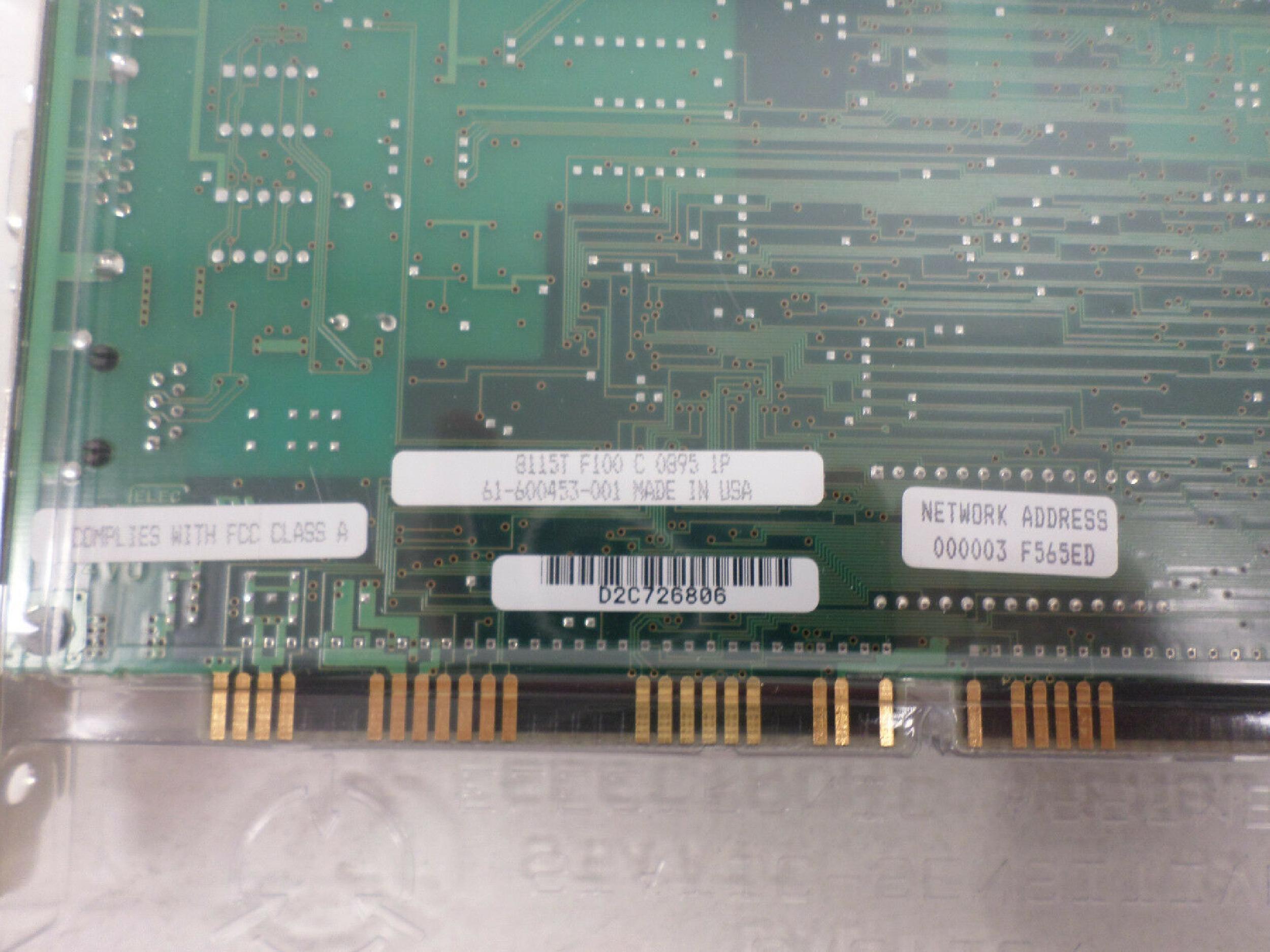 SMC / STANDARD MICROSYSTEMS CORPORATION 8115T ELITE 16/4 TOKEN RING ISA CARD