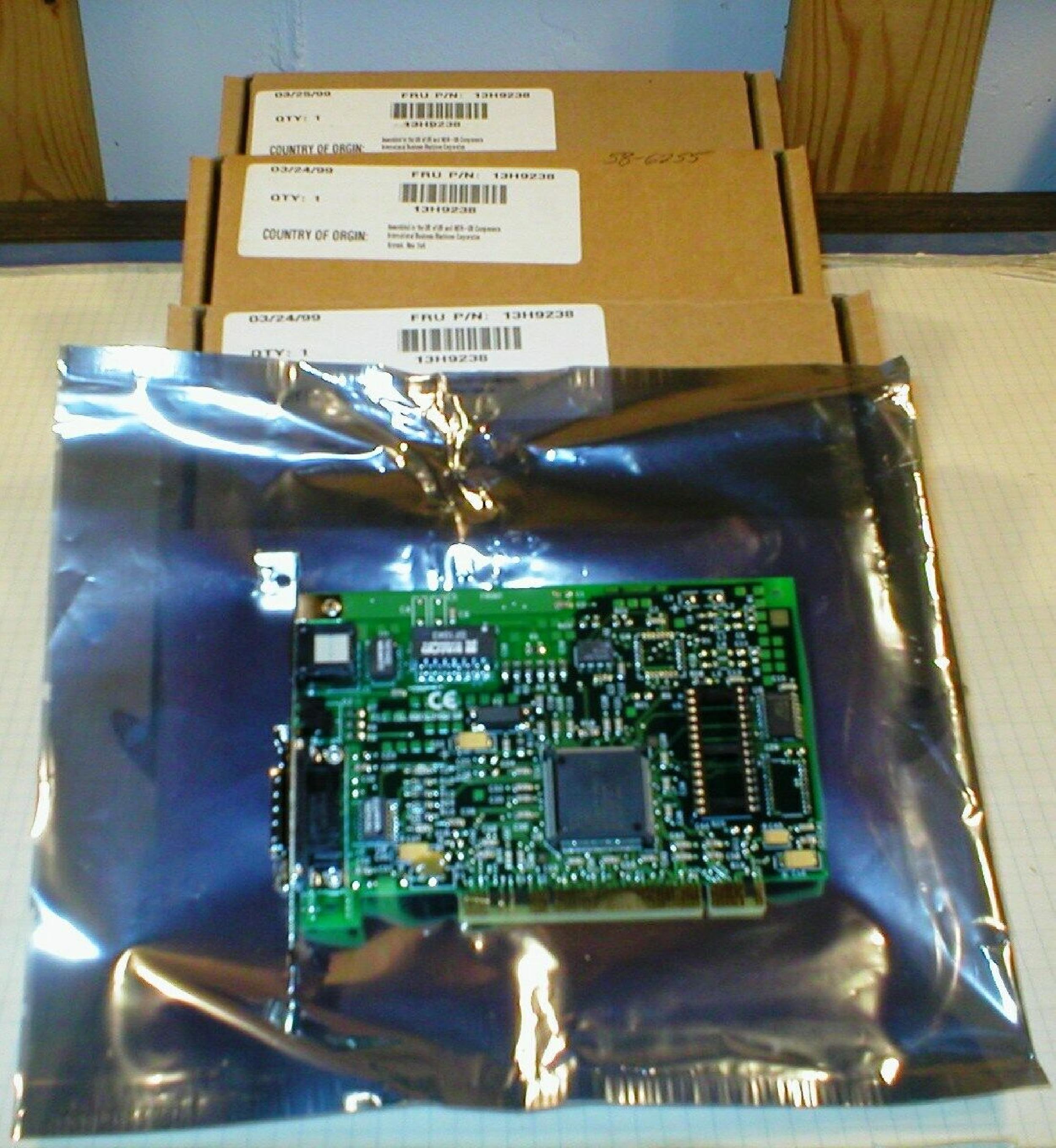 IBM 13H9238 PCI BUSMASTERING ETHERNET 10BT AUI WITH AMD PCNET-PCI III AM79C9