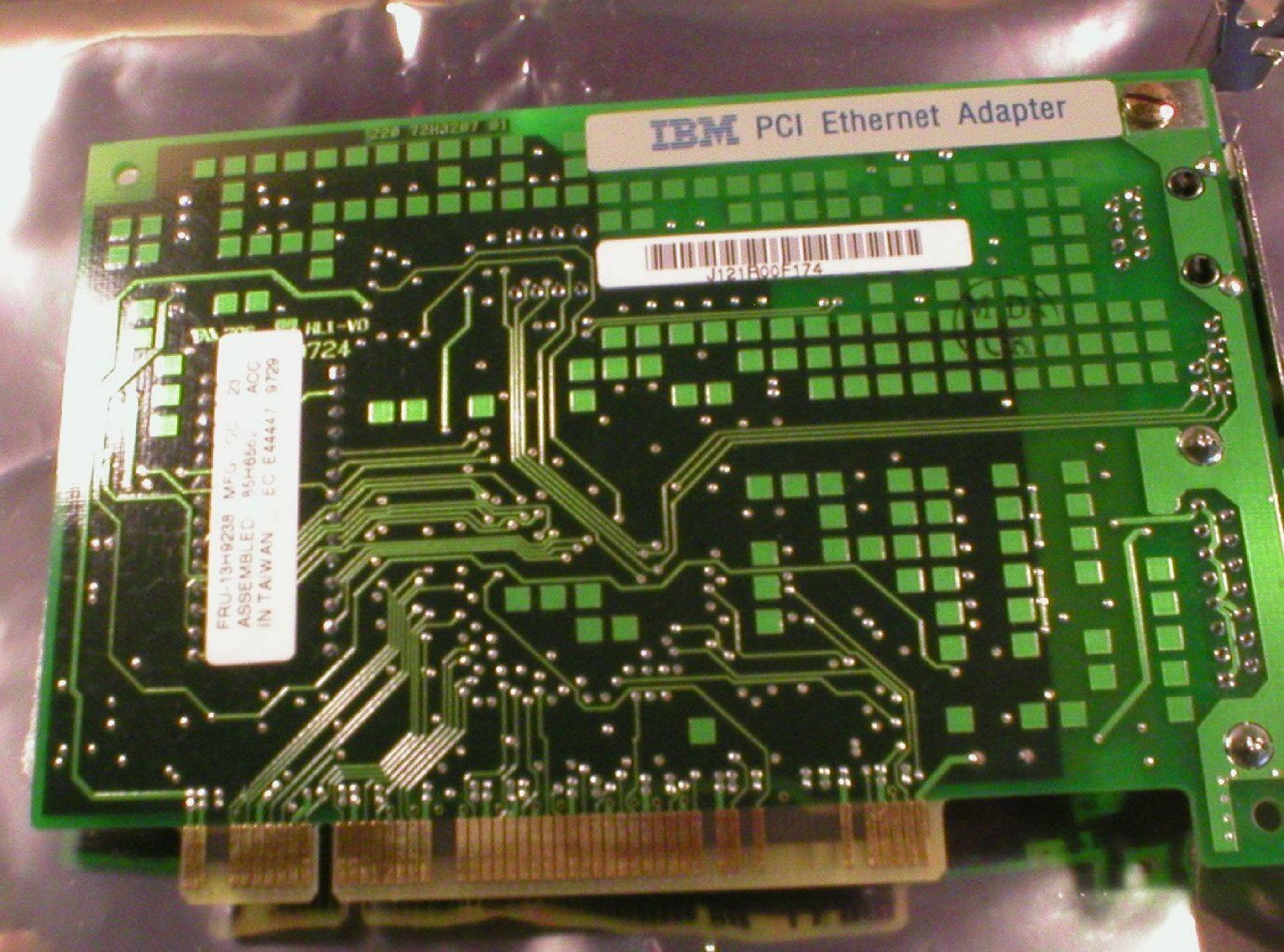 IBM 13H9238 PCI BUSMASTERING ETHERNET 10BT AUI WITH AMD PCNET-PCI III AM79C9