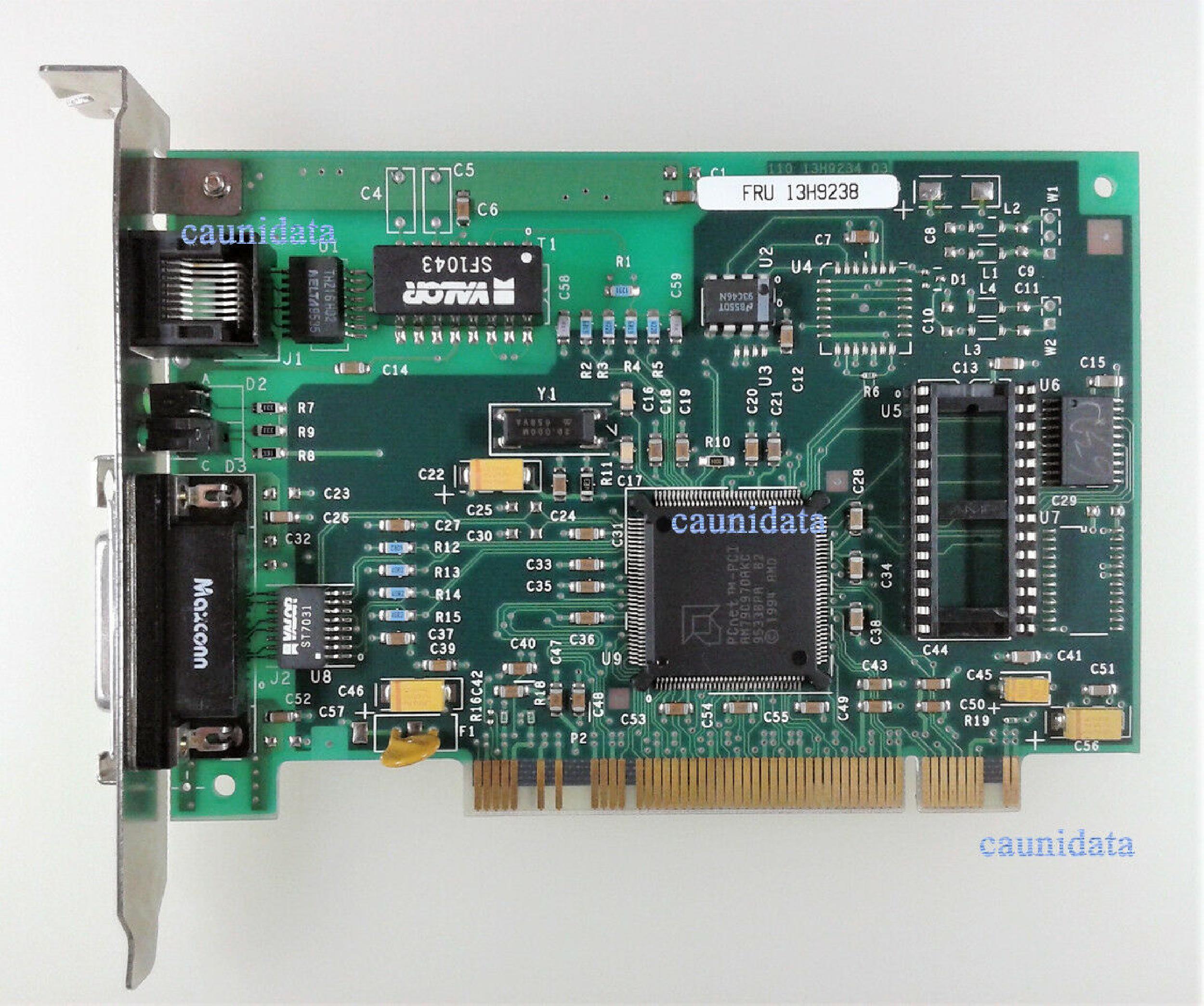 IBM 13H9238 PCI BUSMASTERING ETHERNET 10BT AUI WITH AMD PCNET-PCI III AM79C9