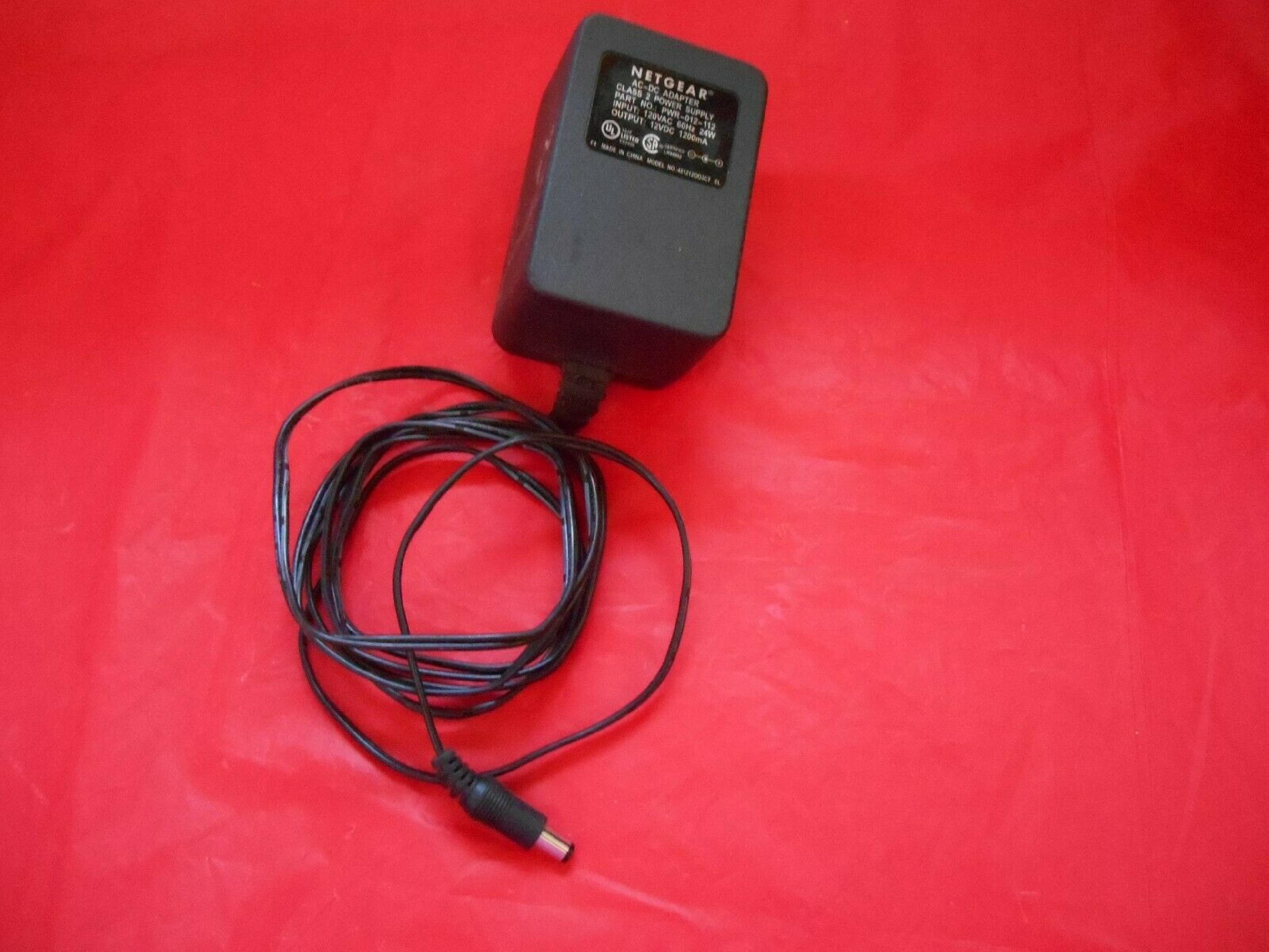 NETGEAR 481212003CT 12V DC 1.2A AC ADAPTER WITH BARREL CONNECTOR FOR DS104