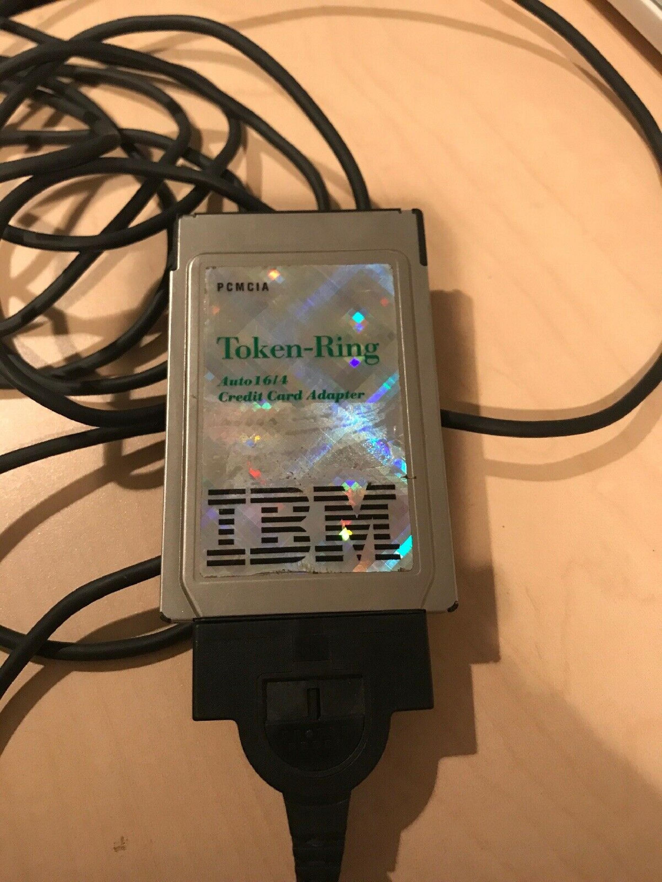 IBM 92G9352 TR ADAPTER-PCMCIA-16/4 WITH CABLE