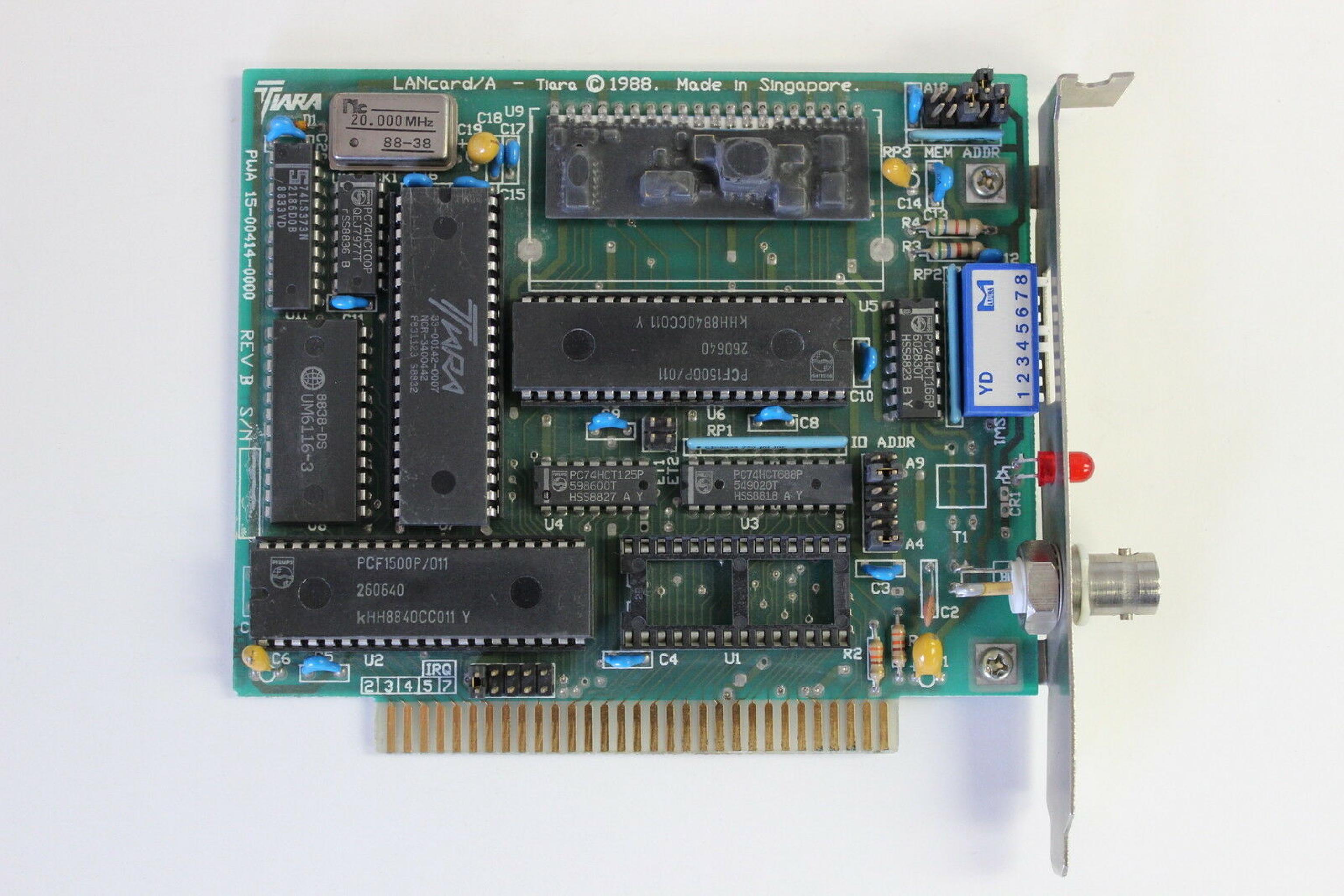 TIARA LANCARD/A 8BIT ISA ARCNET CARD