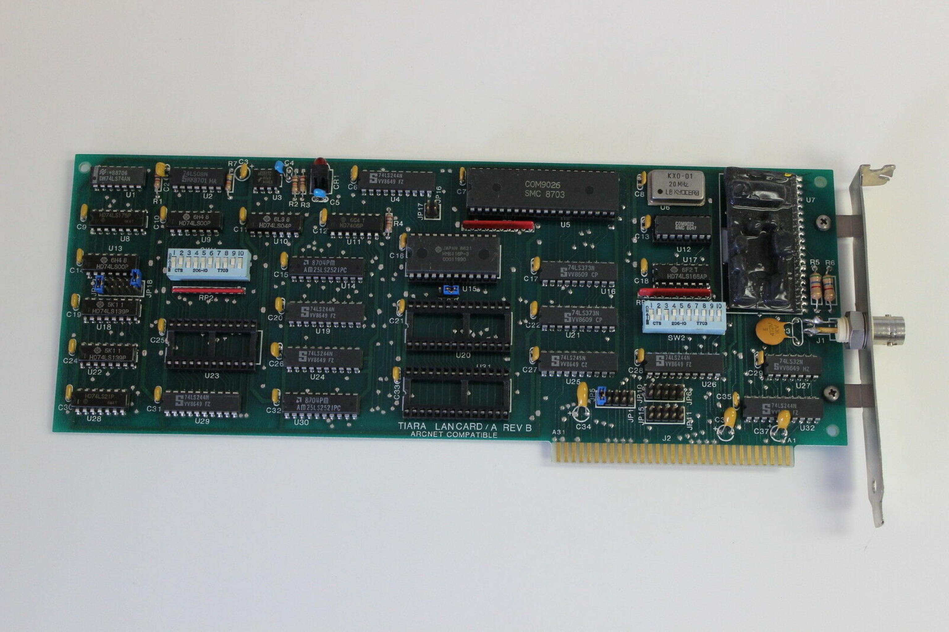 TIARA LANCARD/A 8BIT ISA ARCNET CARD