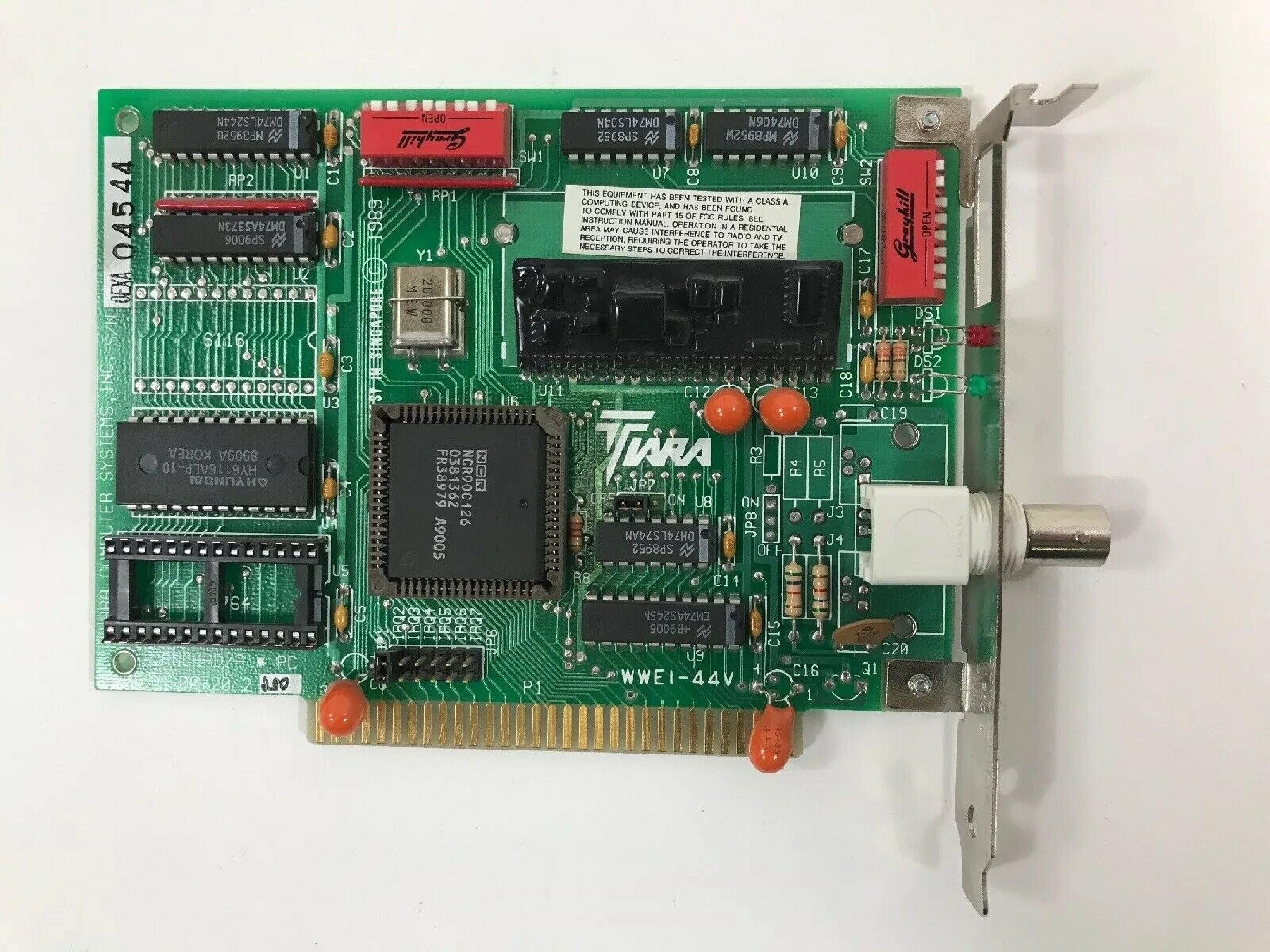 TIARA LANCARD/A 8BIT ISA ARCNET CARD