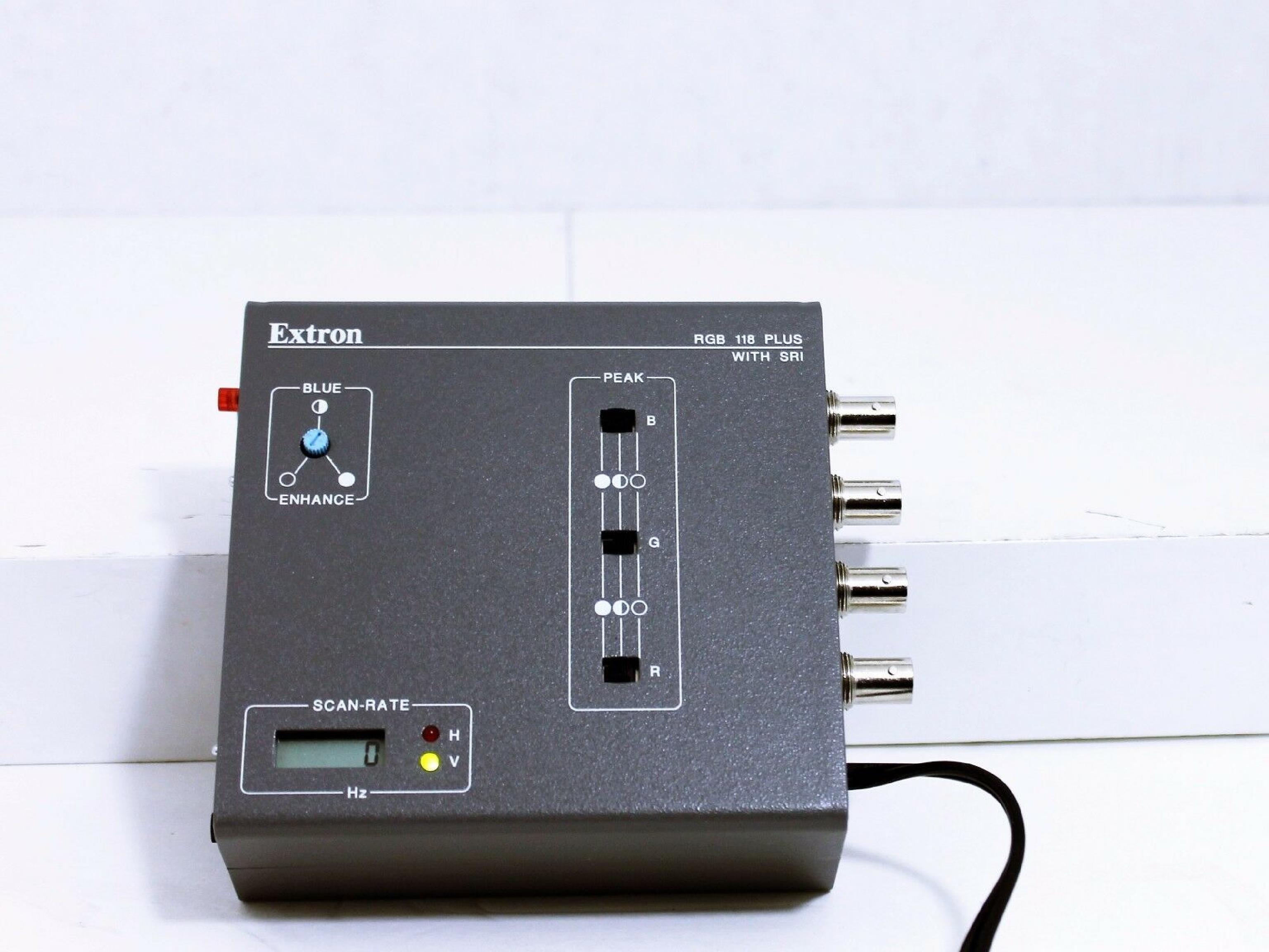 EXTRON RGB 118 PLUS RGB ENHANCER WITH SRI AND MANUAL