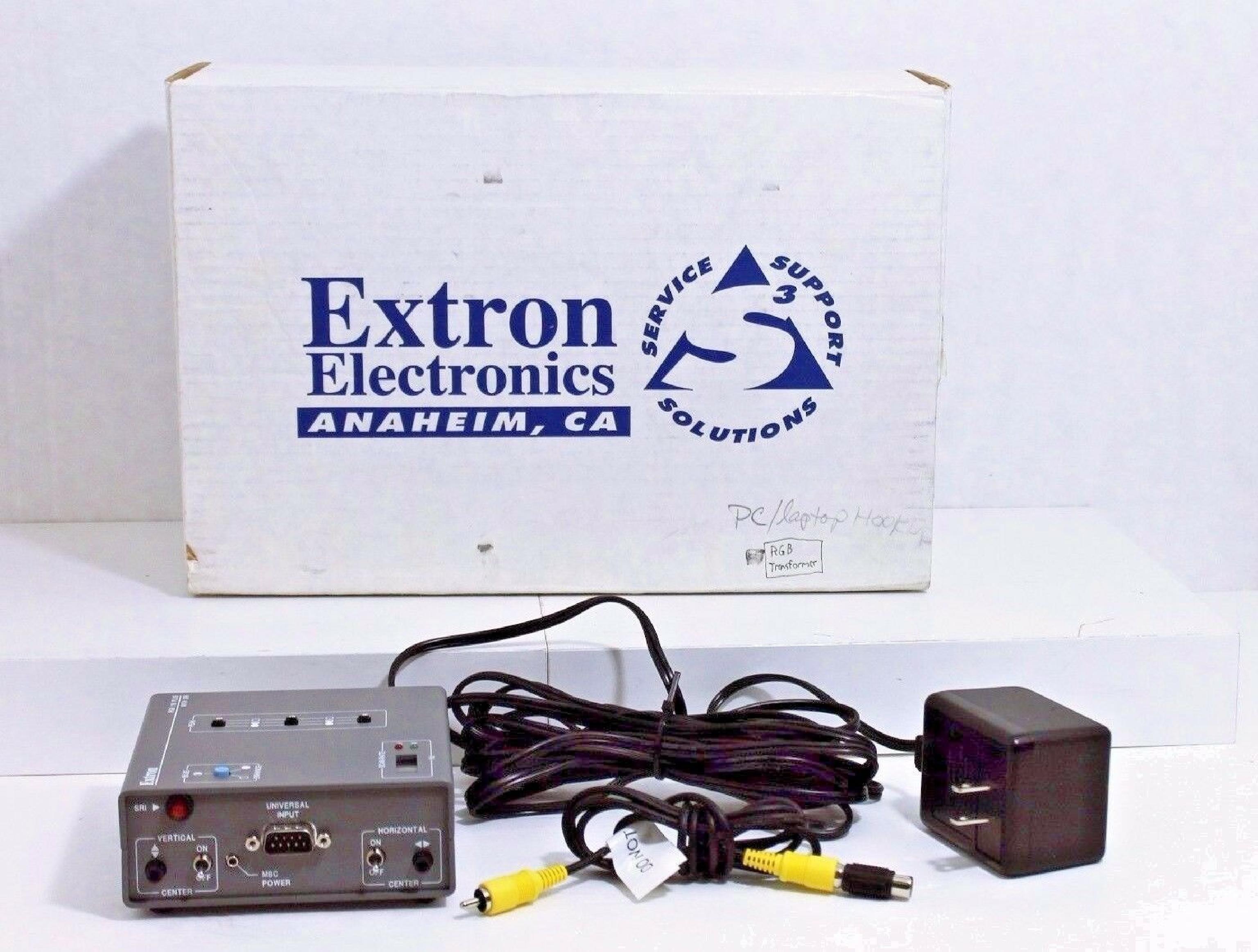 EXTRON RGB 118 PLUS RGB ENHANCER WITH SRI AND MANUAL