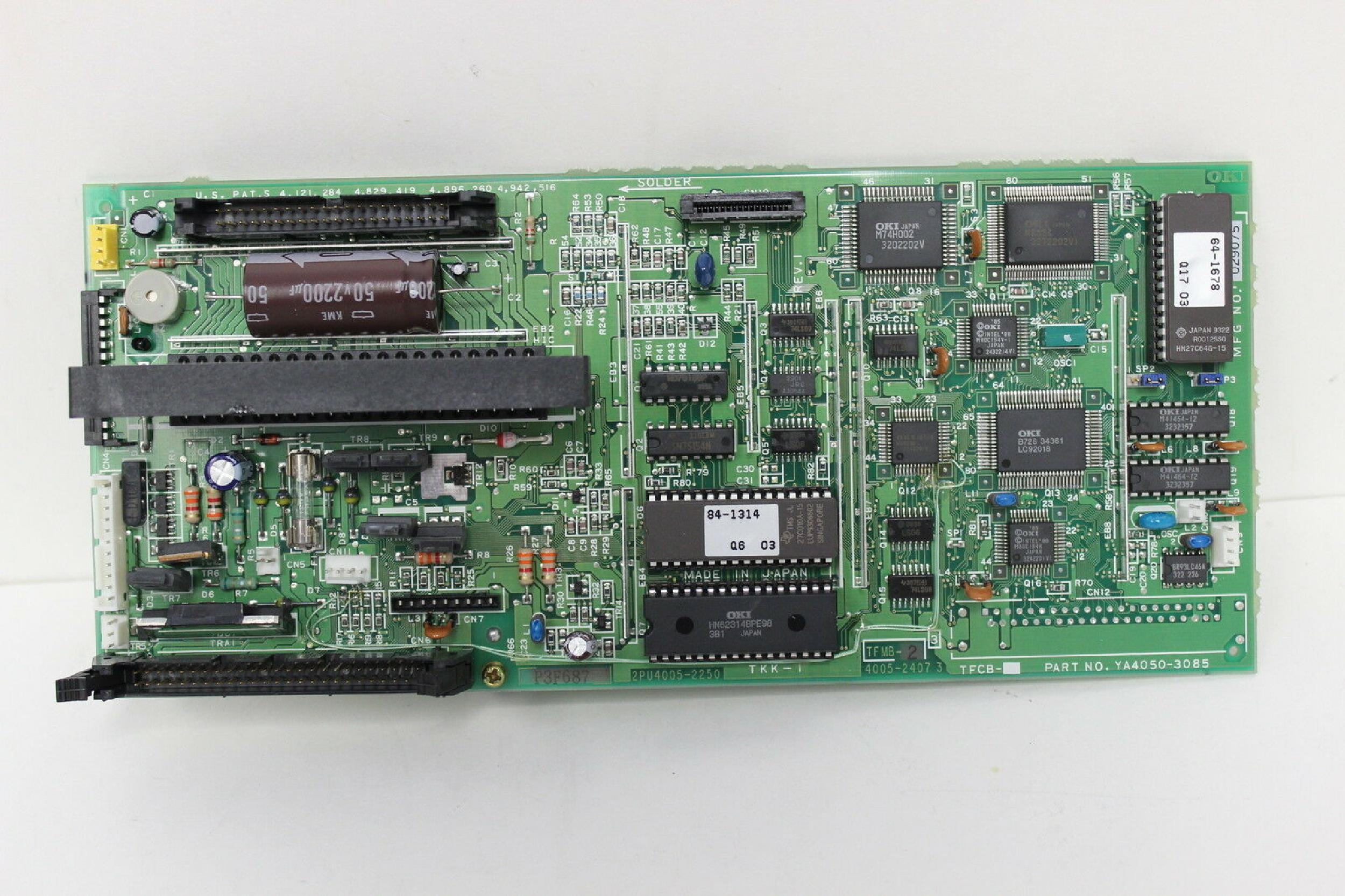 OKIDATA YA4050-3085 MAIN LOGIC BOARD ML 395