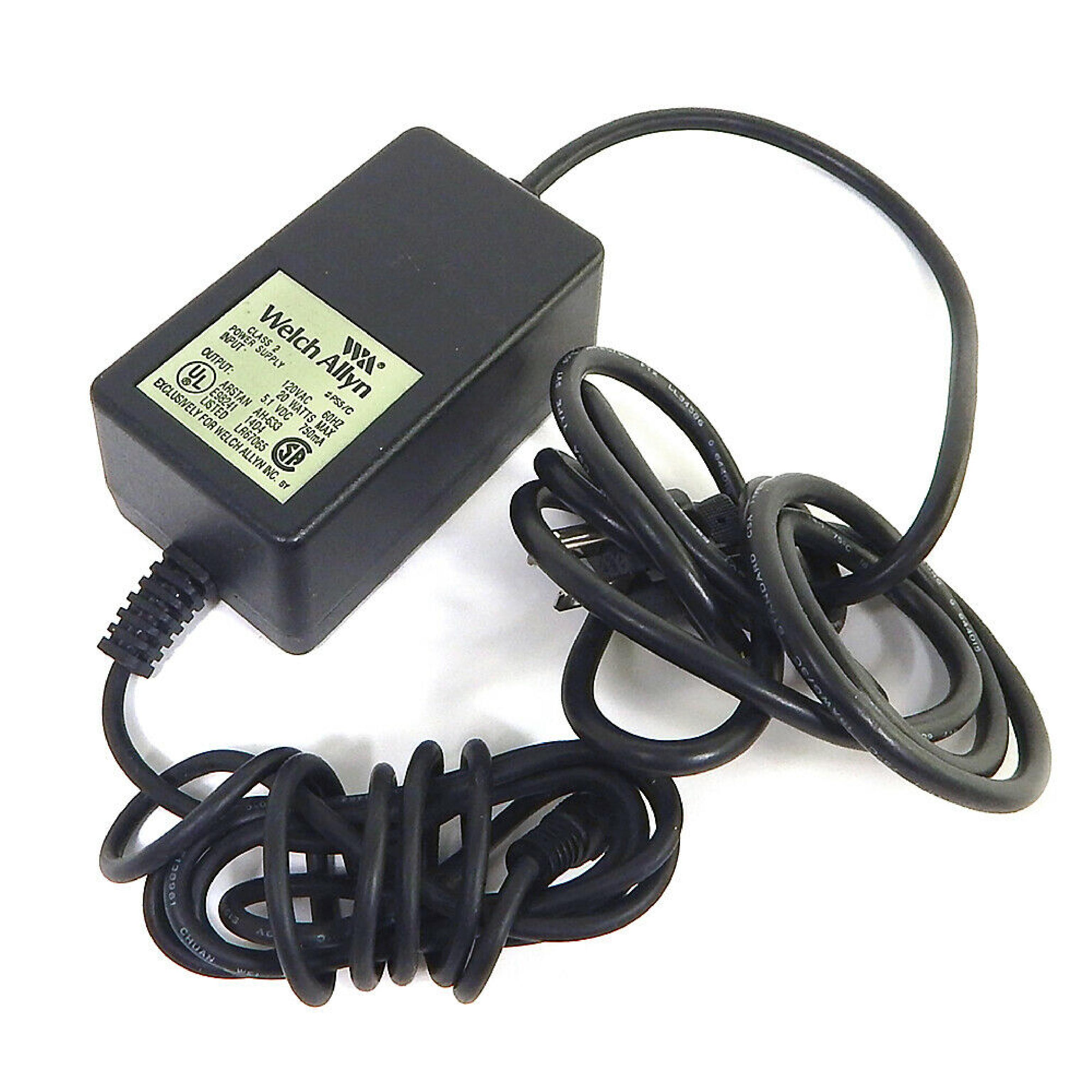 WELCH ALLYN PS5/C AC ADAPTER 5.1V .75A