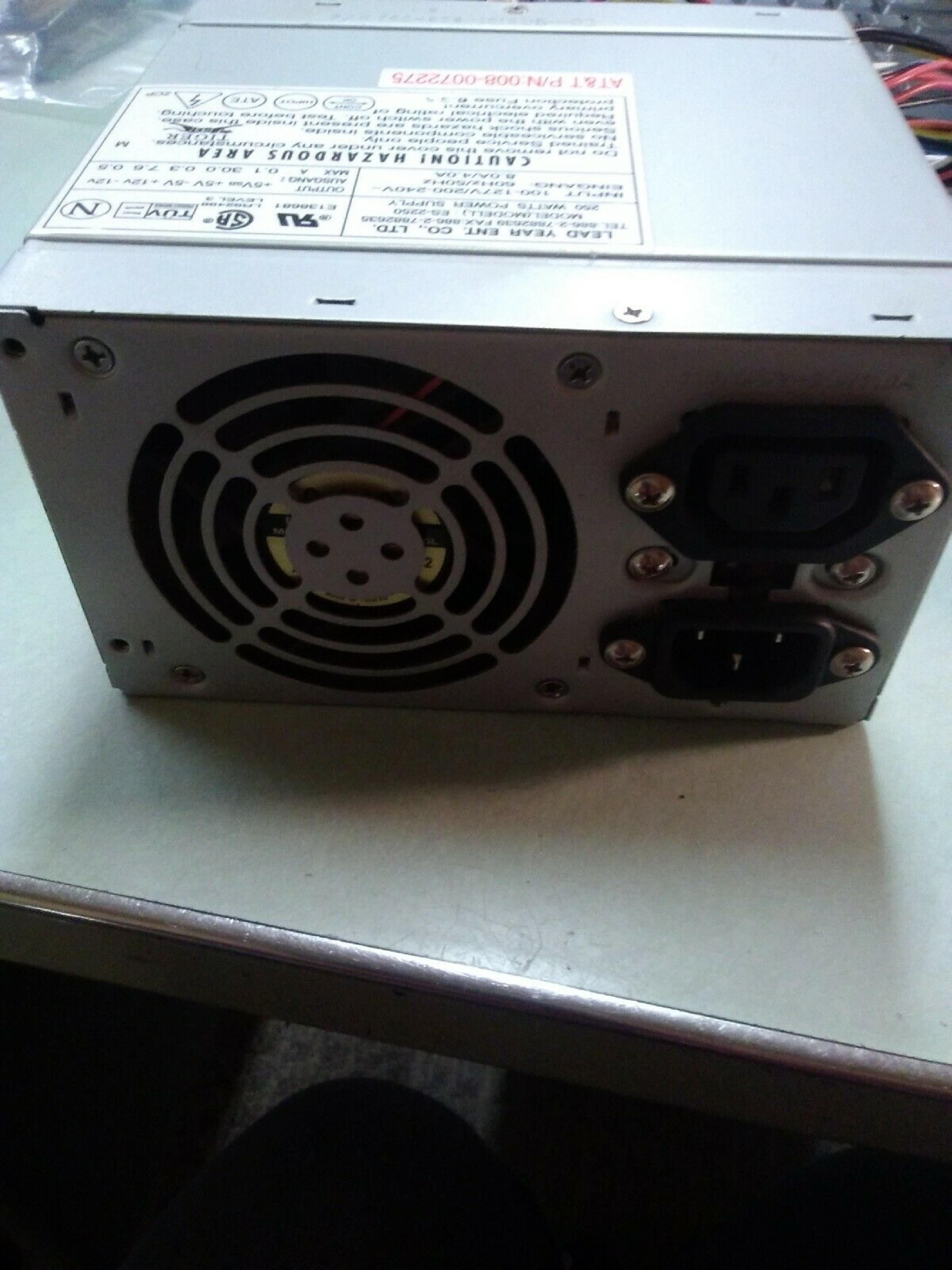 LEAD YEAR ES-2250 250W POWER SUPPLY