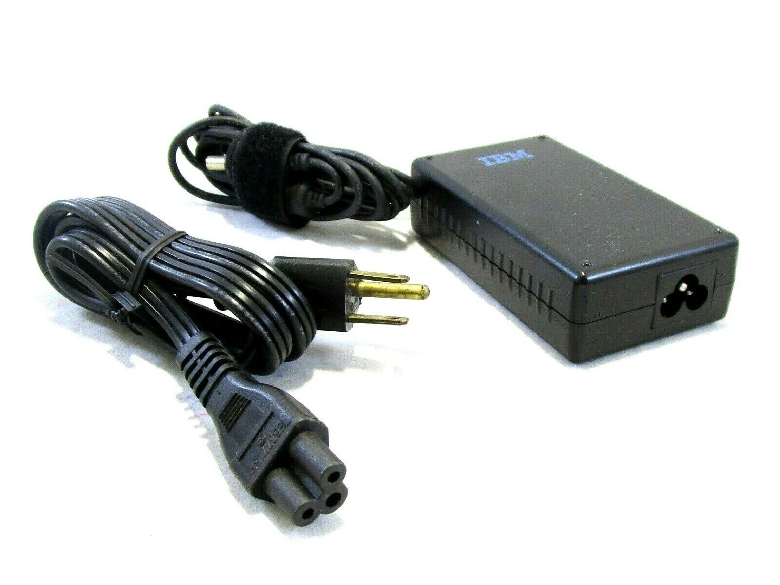 IBM 02K7006 THINKPAD AC ADAPTER WITH POWER CORD 16V DC 3.36A BARREL CONNECTOR