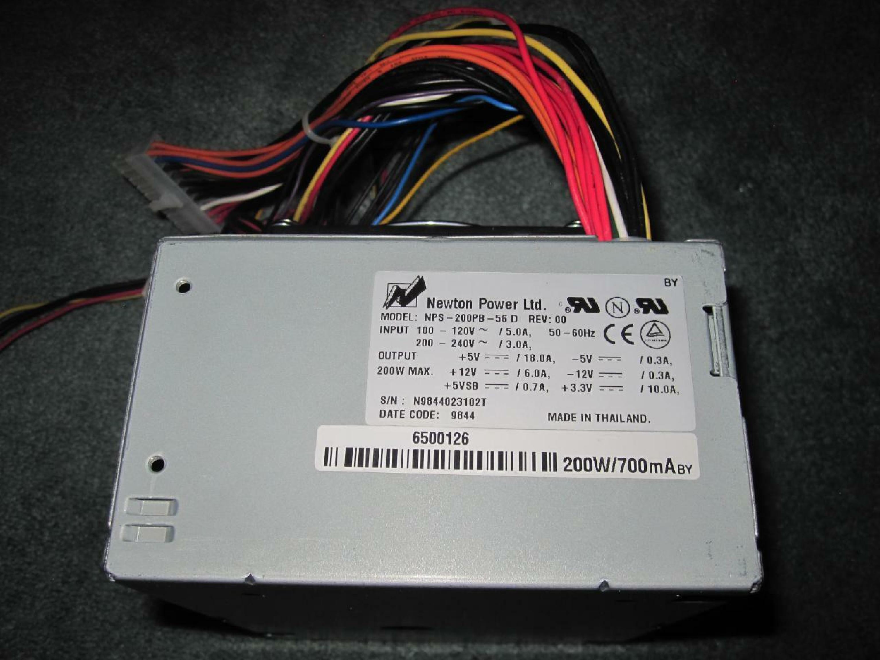 NEWTON NPS-200PB-56 D POWER SUPPLY