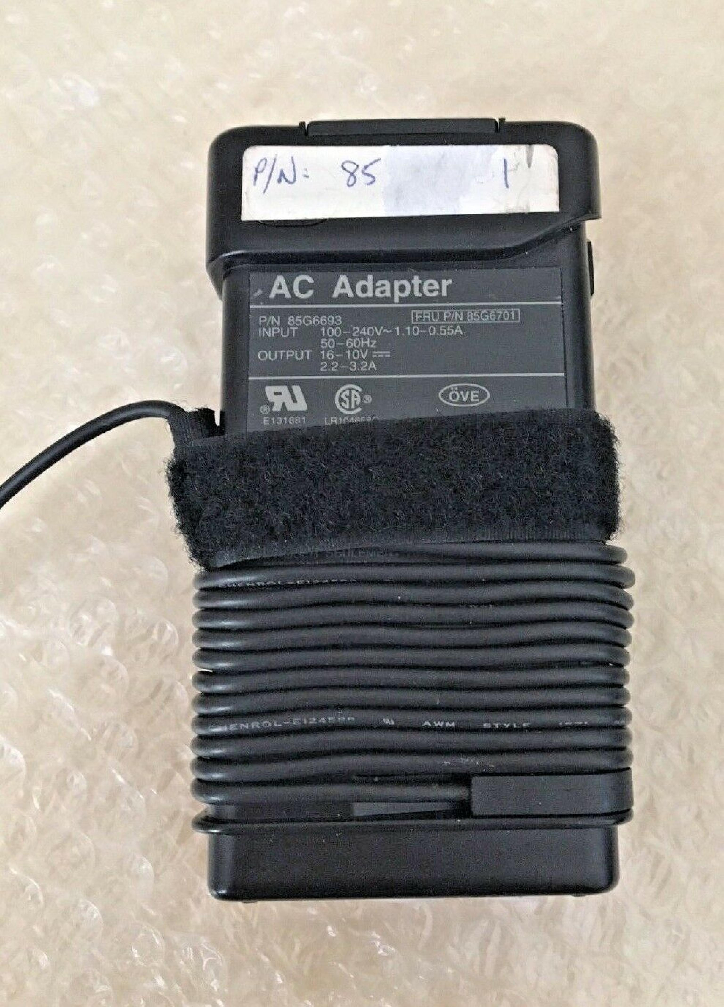 IBM 85G6701 THINKPAD AC ADAPTER 16V 2.2A 10V 3.2A